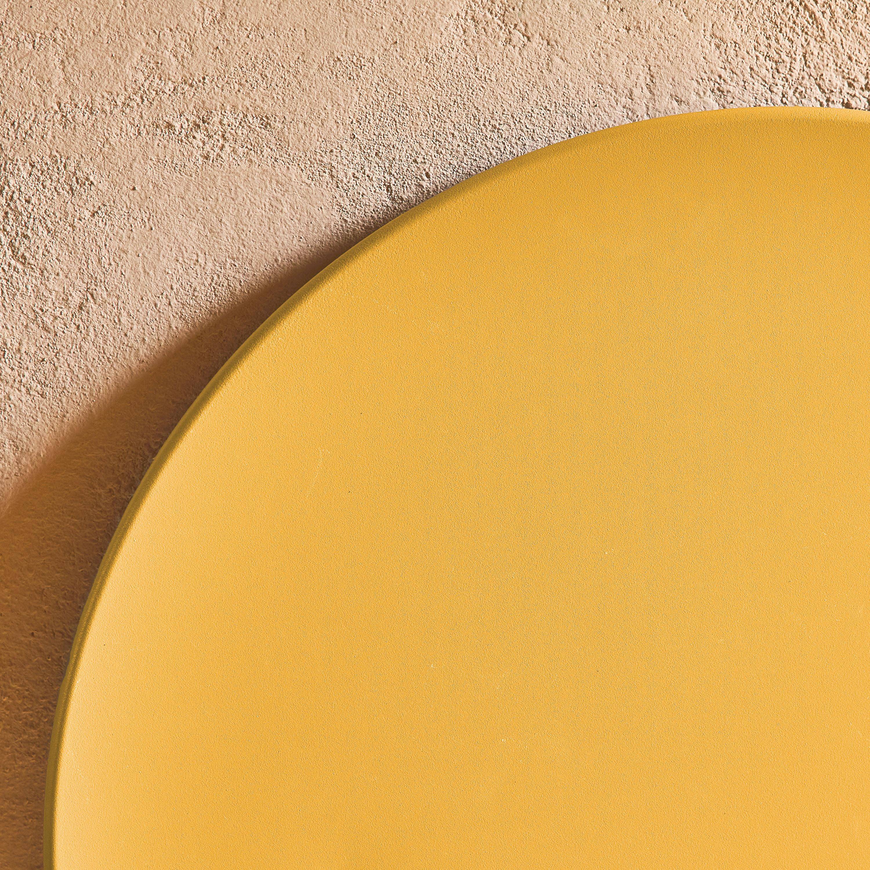 Table de jardin bistrot ronde Ø60cm pliable en acier thermolaqué,sweeek,Photo3