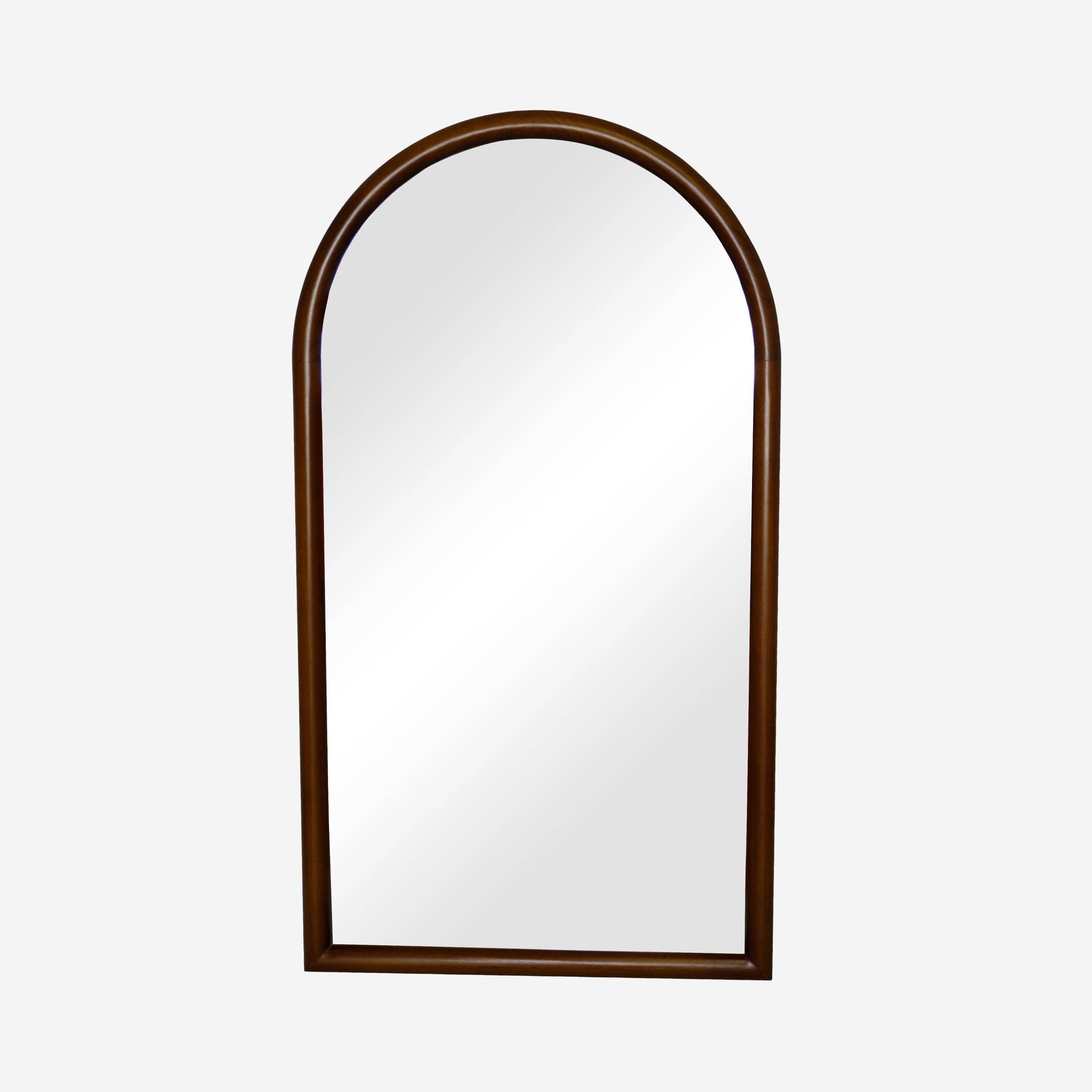 Espejo arco de madera de pino decorativo de pared, Luke, Nogal, 50x3x90 cm Photo2