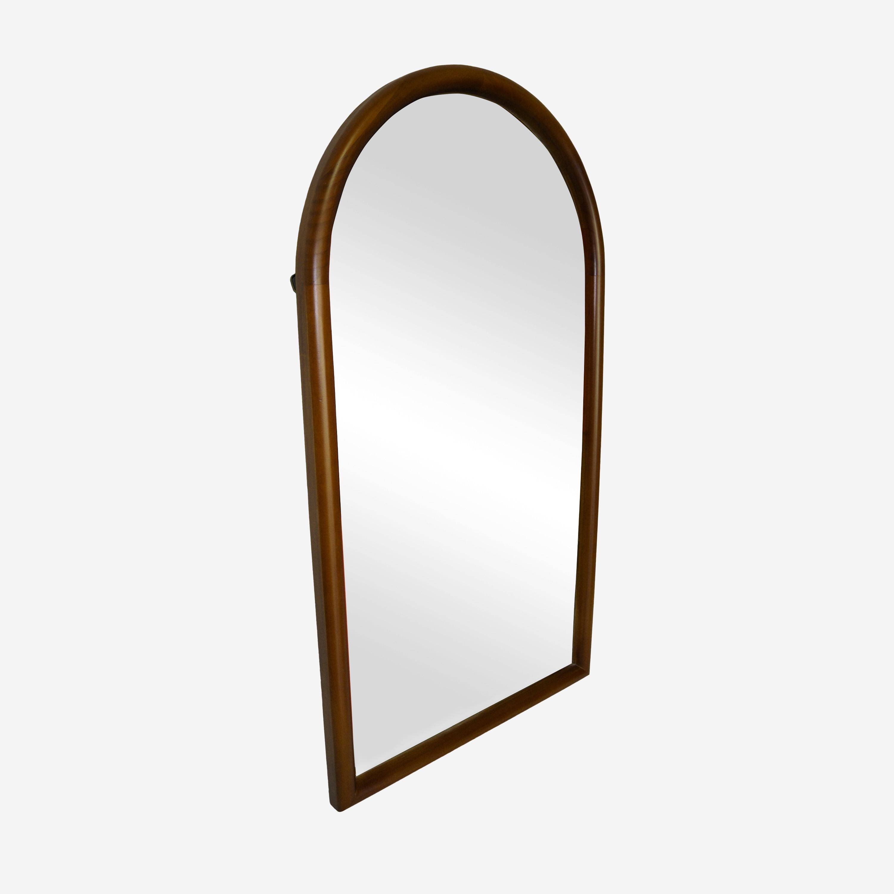 Espejo arco de madera de pino decorativo de pared, Luke, Nogal, 50x3x90 cm Photo1