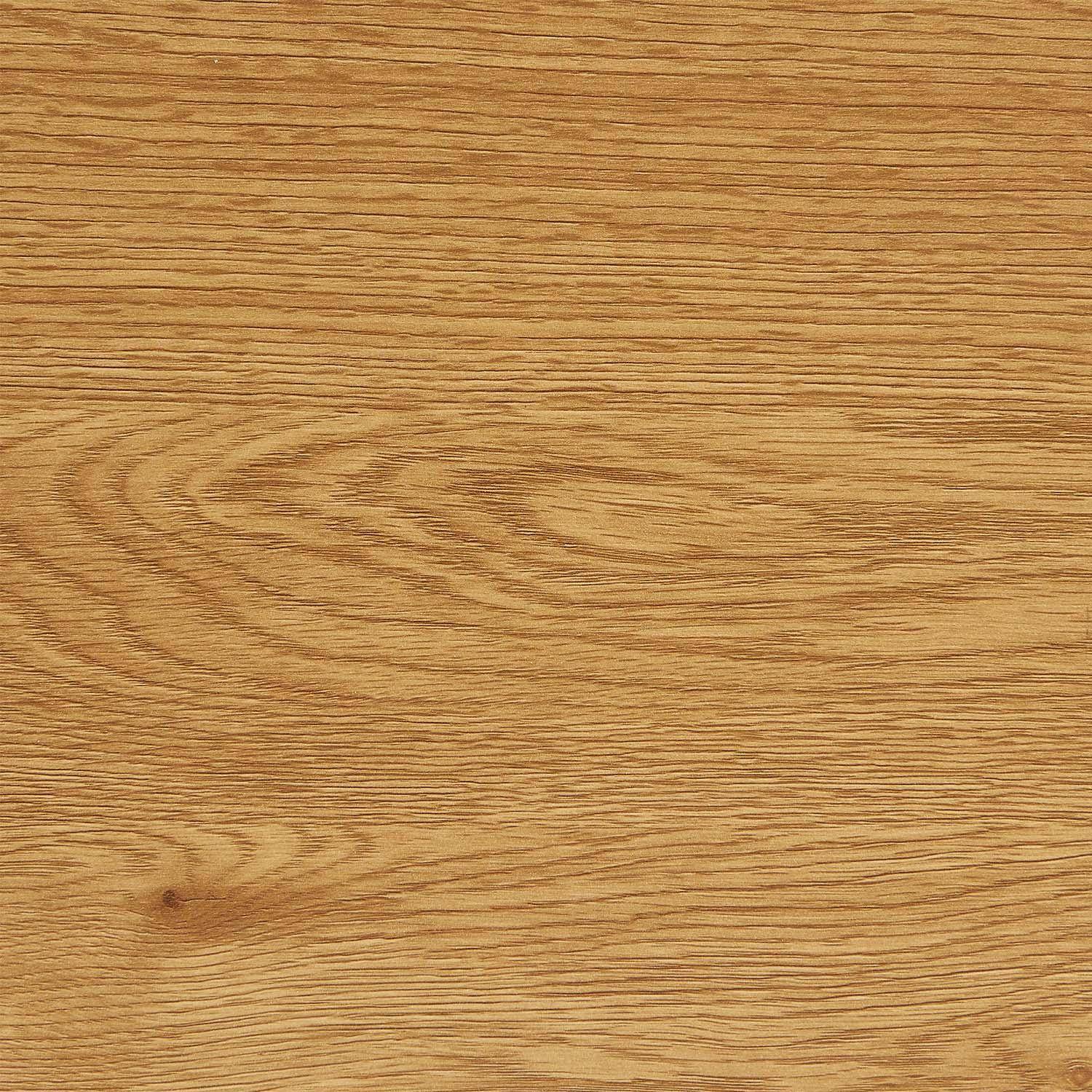 Table basse ovale pieds chromé et effet bois de chêne Photo4