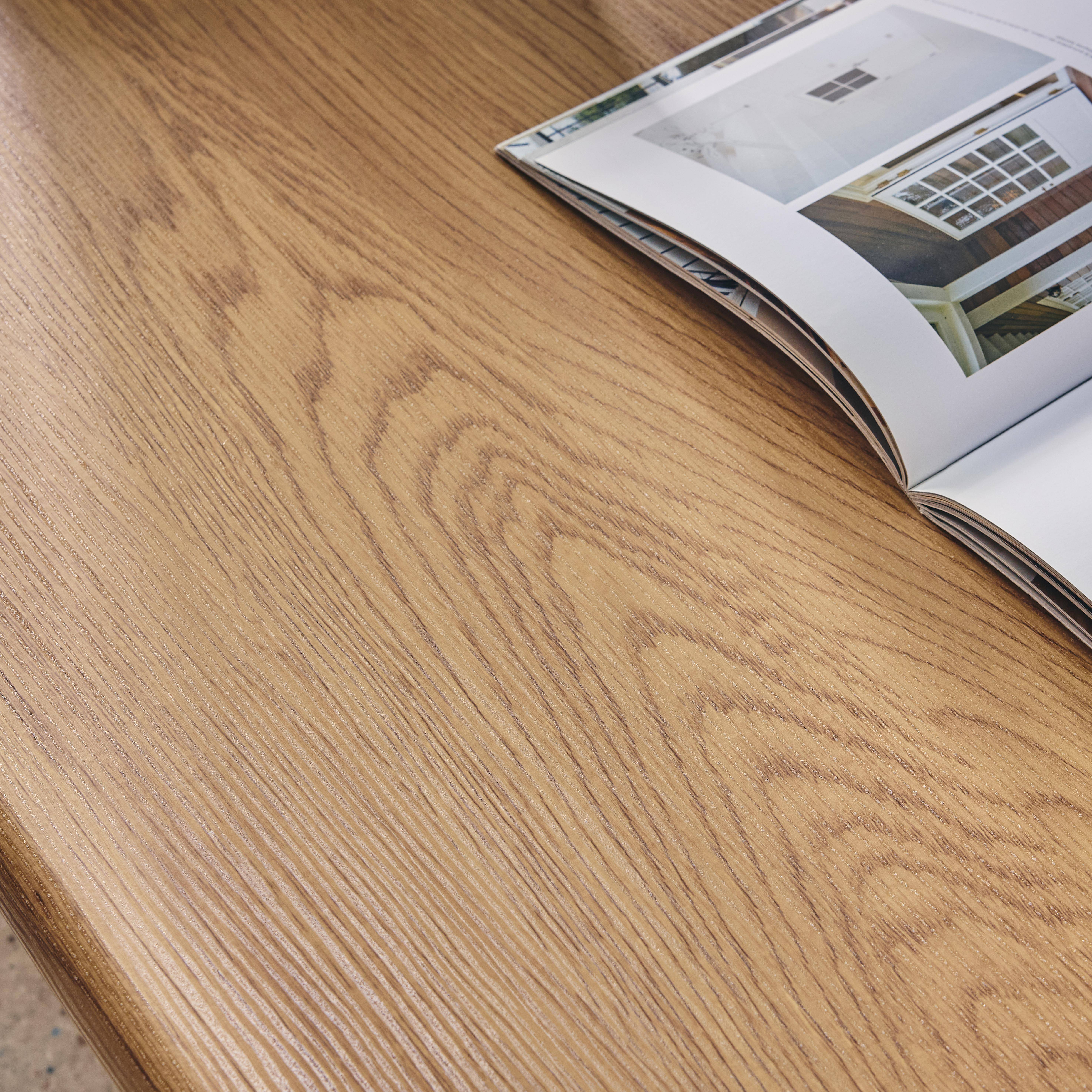 Rechteckiger Couchtisch MDF Eichenlook - Tilos,sweeek,Photo3