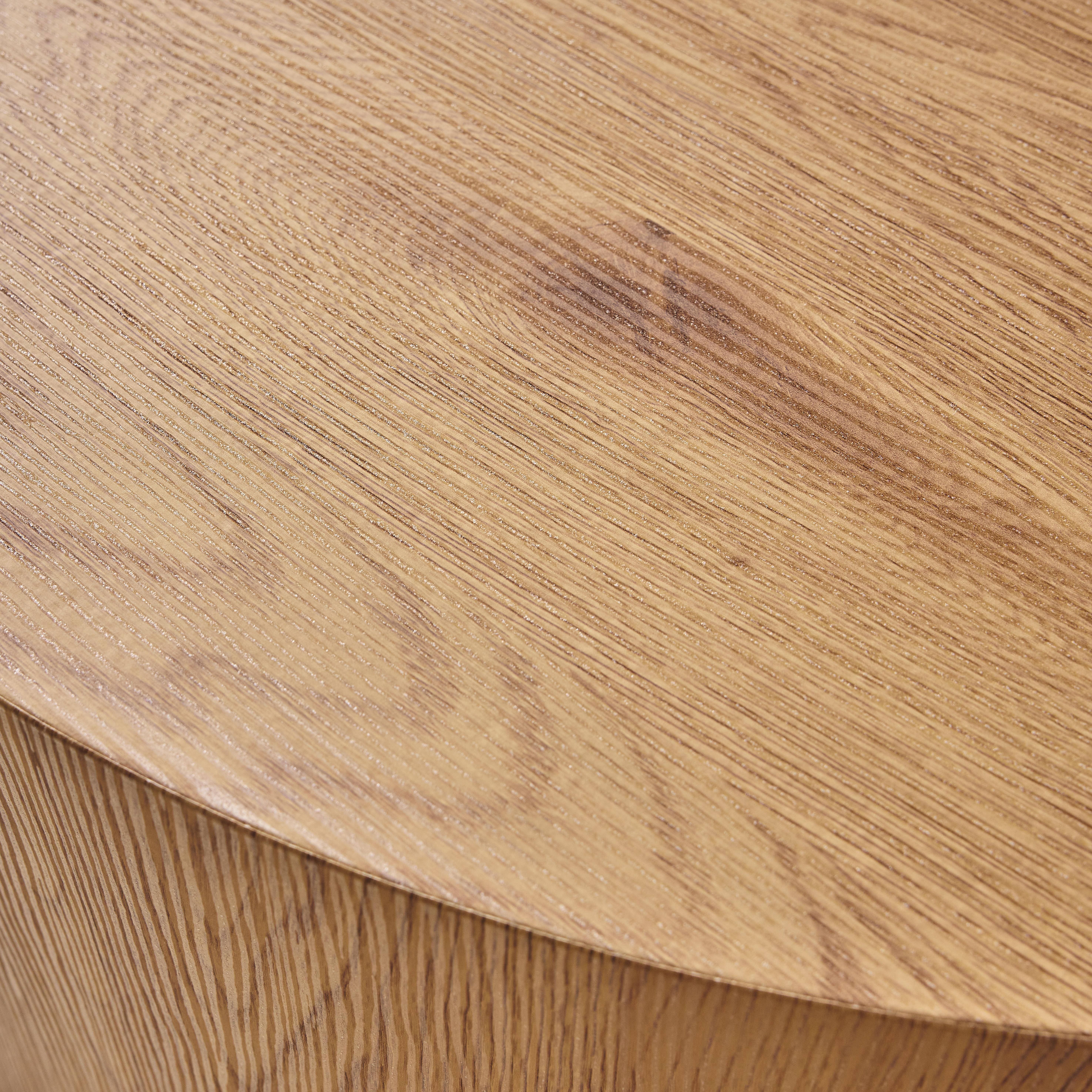 Ronde salontafel eikeneffect Ø80cm x 35cm - Delos Photo4