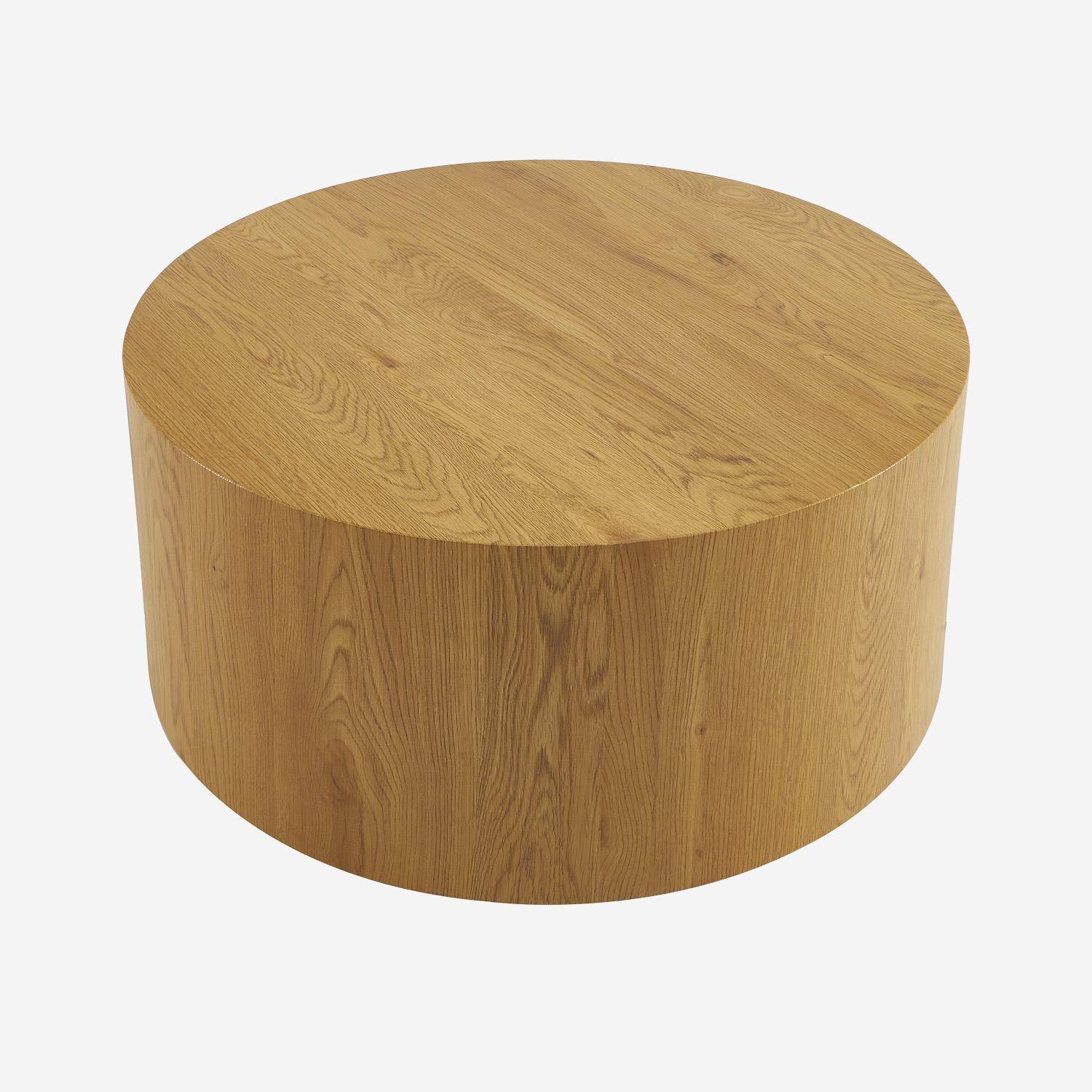 Mesa de centro redonda Carvalho - 80x80x35 cm,sweeek,Photo6