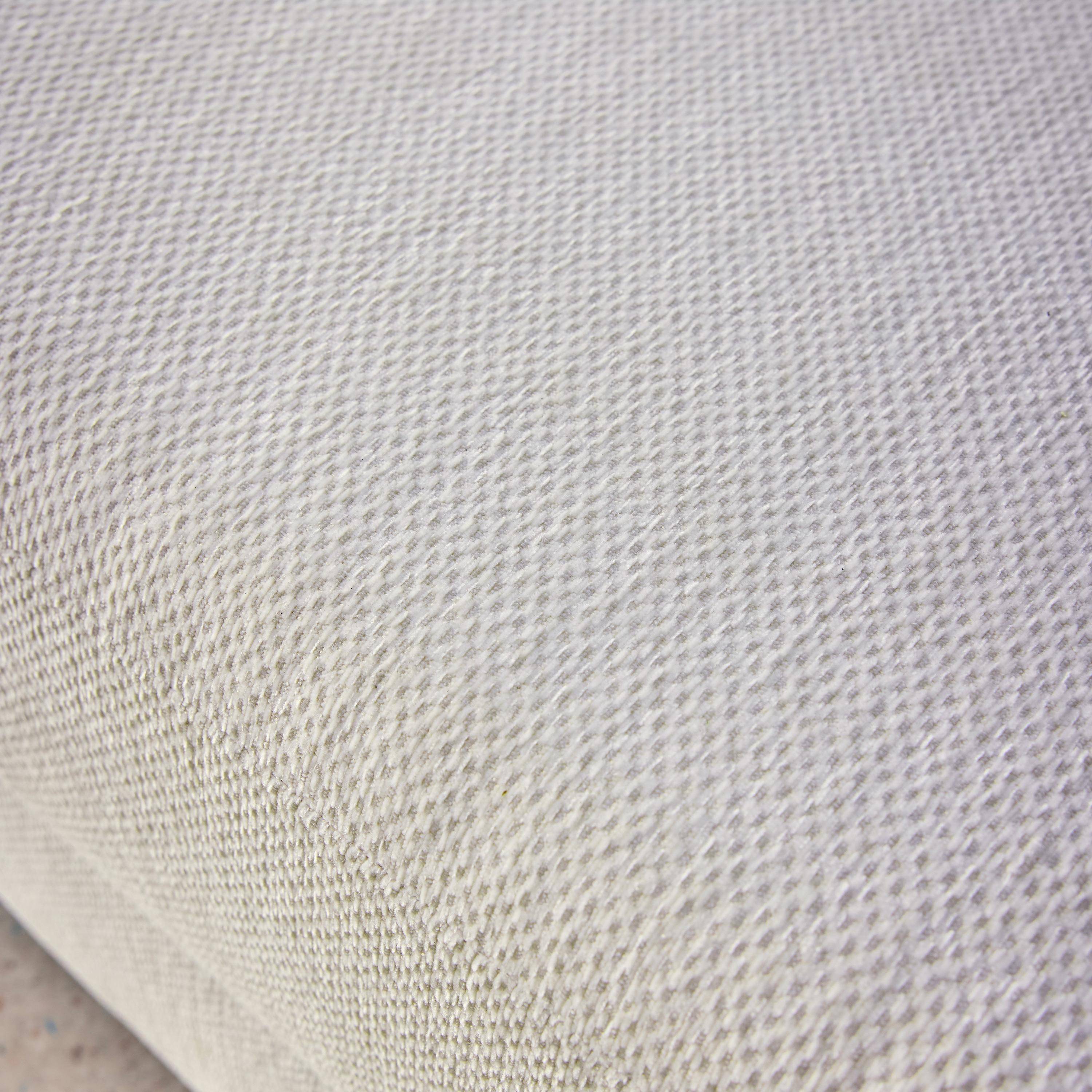 Divano letto in tessuto ciniglia, 2 posti, Twist, Bianco, 170x95x76 cm,sweeek,Photo7