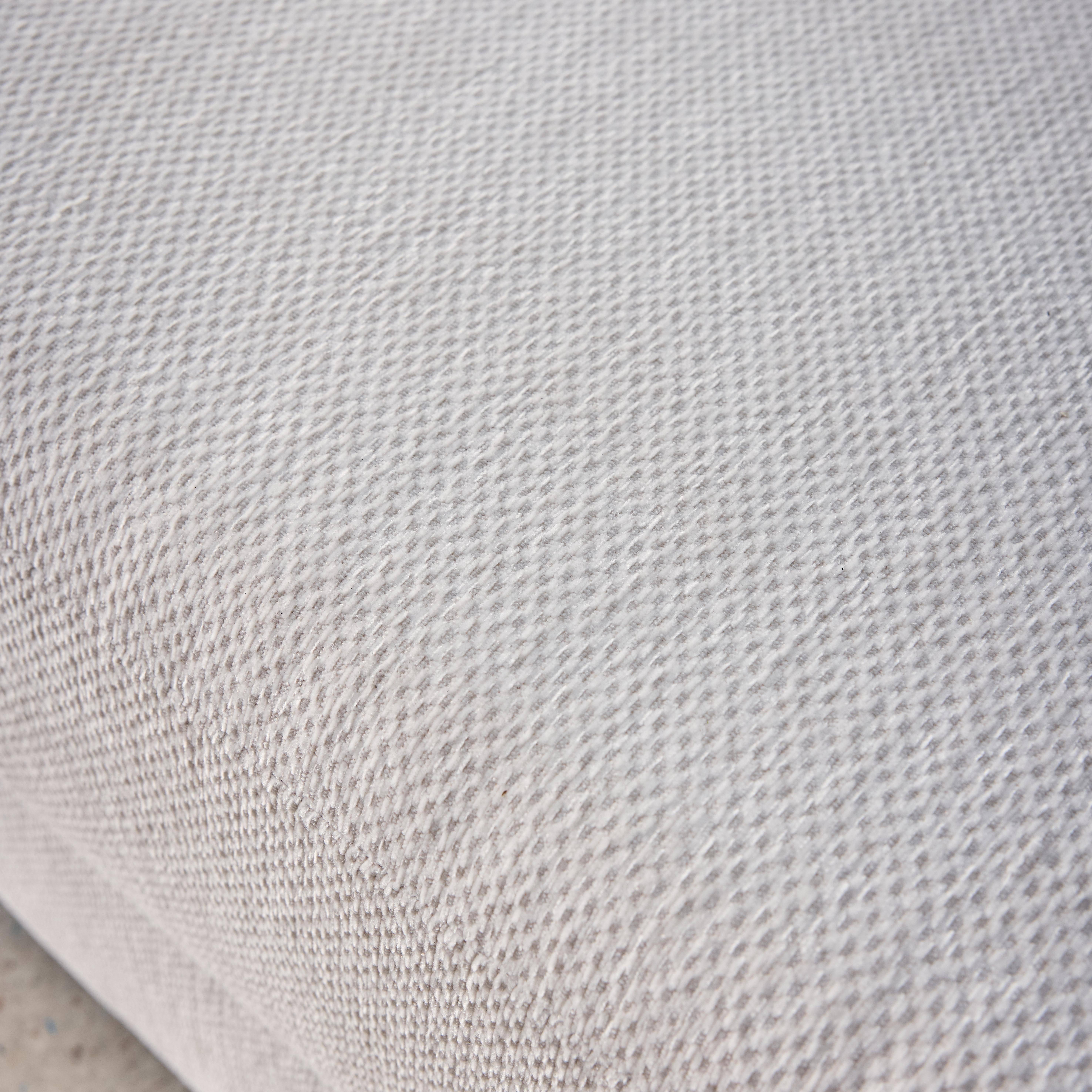 Canapé convertible 3 places tissu chenille blanc - L 220 x P 95 x H 76cm - Twist,sweeek,Photo8