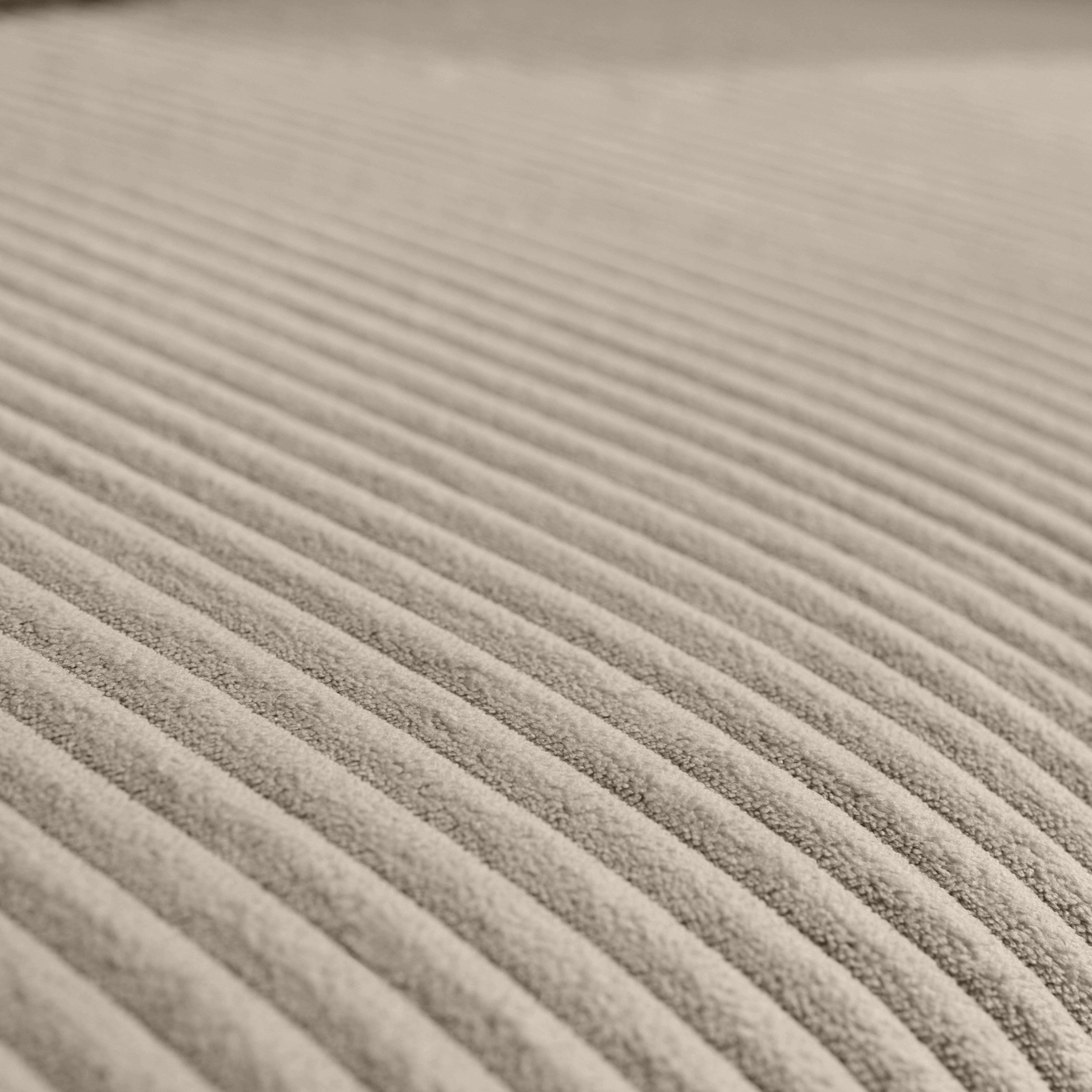 Narożna, odwracalna kanapa 3-osobowa z funkcją spania, ze sztruksu w kolorze taupe, z pojemnikiem na pościel – Almo Photo5