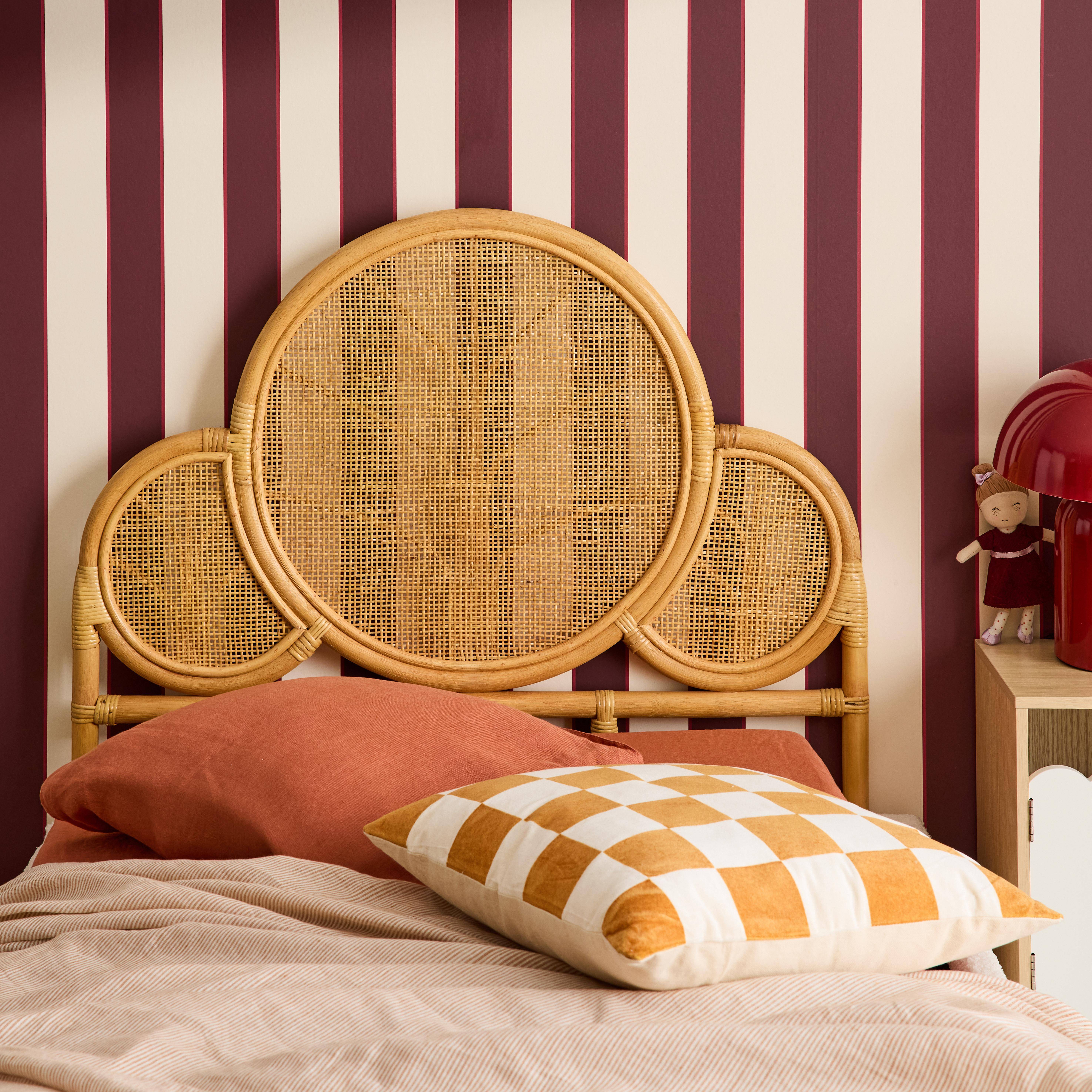 Cabeceira exótica de rattan, 90cm, Lior, Rotin naturel, 90x3x100 cm,sweeek,Photo1