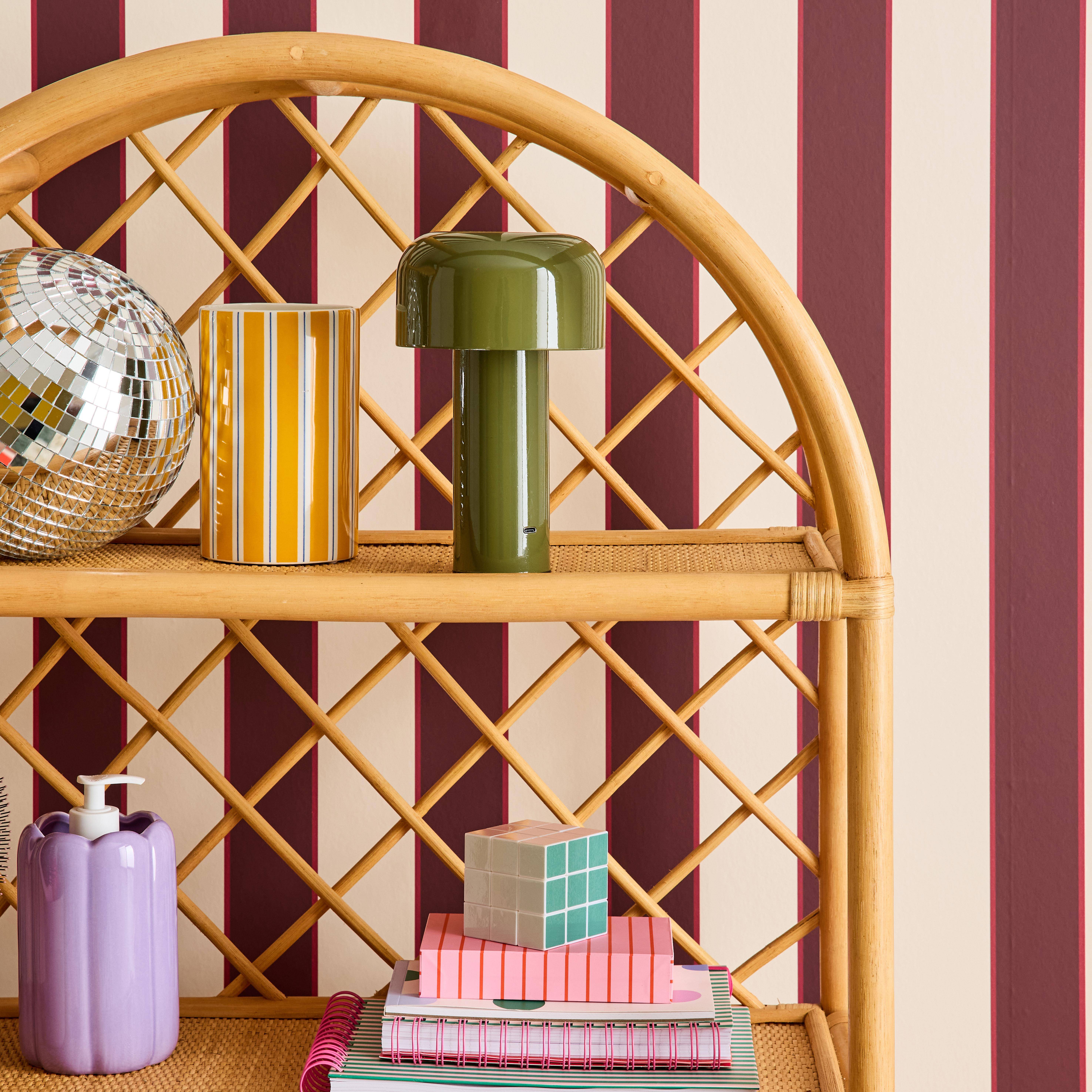 Biblioteca infantil exótica de rattan natural, Arlo, Rotin naturel, 107x70x30 cm Photo6