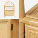 Bibliothèque enfant exotique rotin naturel - 70x30x106cm - Arlo Photo4 Bibliothèque enfant exotique rotin naturel - 70x30x106cm - Arlo Photo4