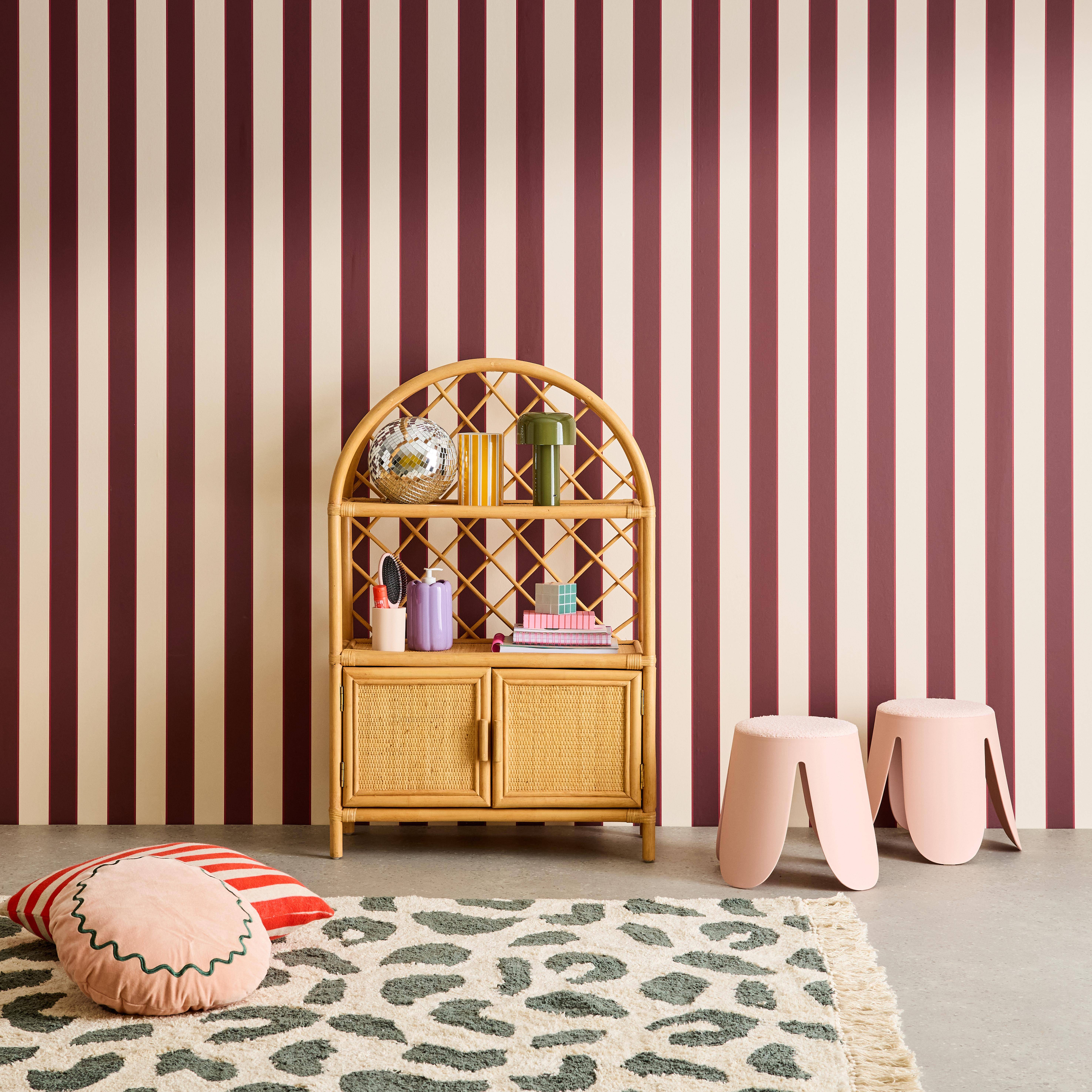 Biblioteca infantil exótica de rattan natural, Arlo, Rotin naturel, 107x70x30 cm,sweeek,Photo1