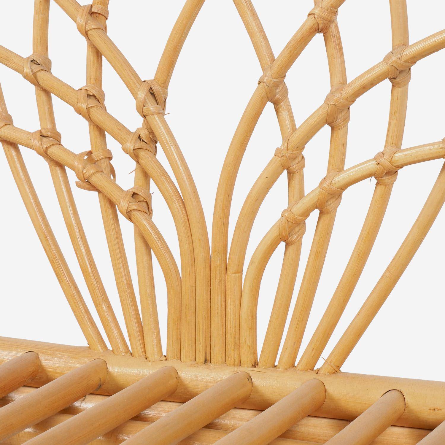 Lit enfant exotique 90 x 190 cm rotin naturel - Arlo,sweeek,Photo3