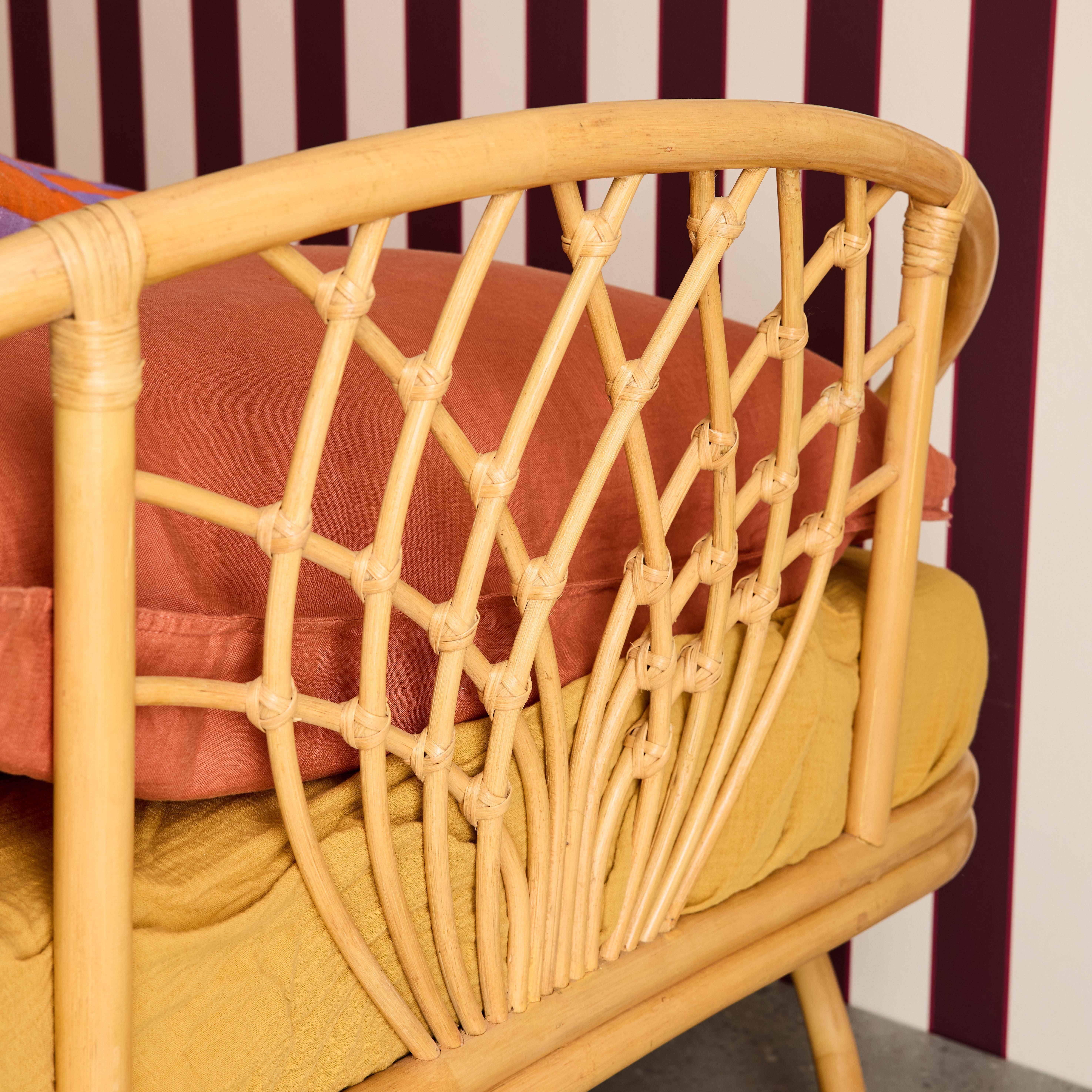 Cama infantil exótica rattan, 190cm, Arlo, Rotin naturel, 200x96x70 cm,sweeek,Photo4