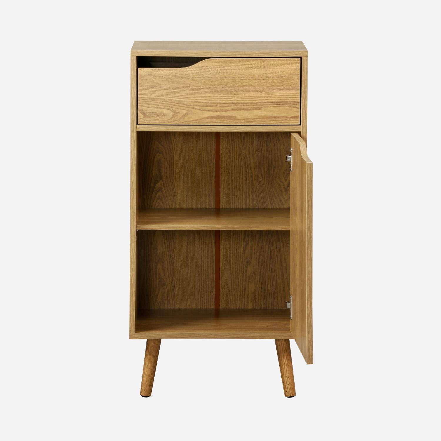 Mobile bagno vintage decorazione legno, Nepal, Frassino, 45x36x90 cm,sweeek,Photo2