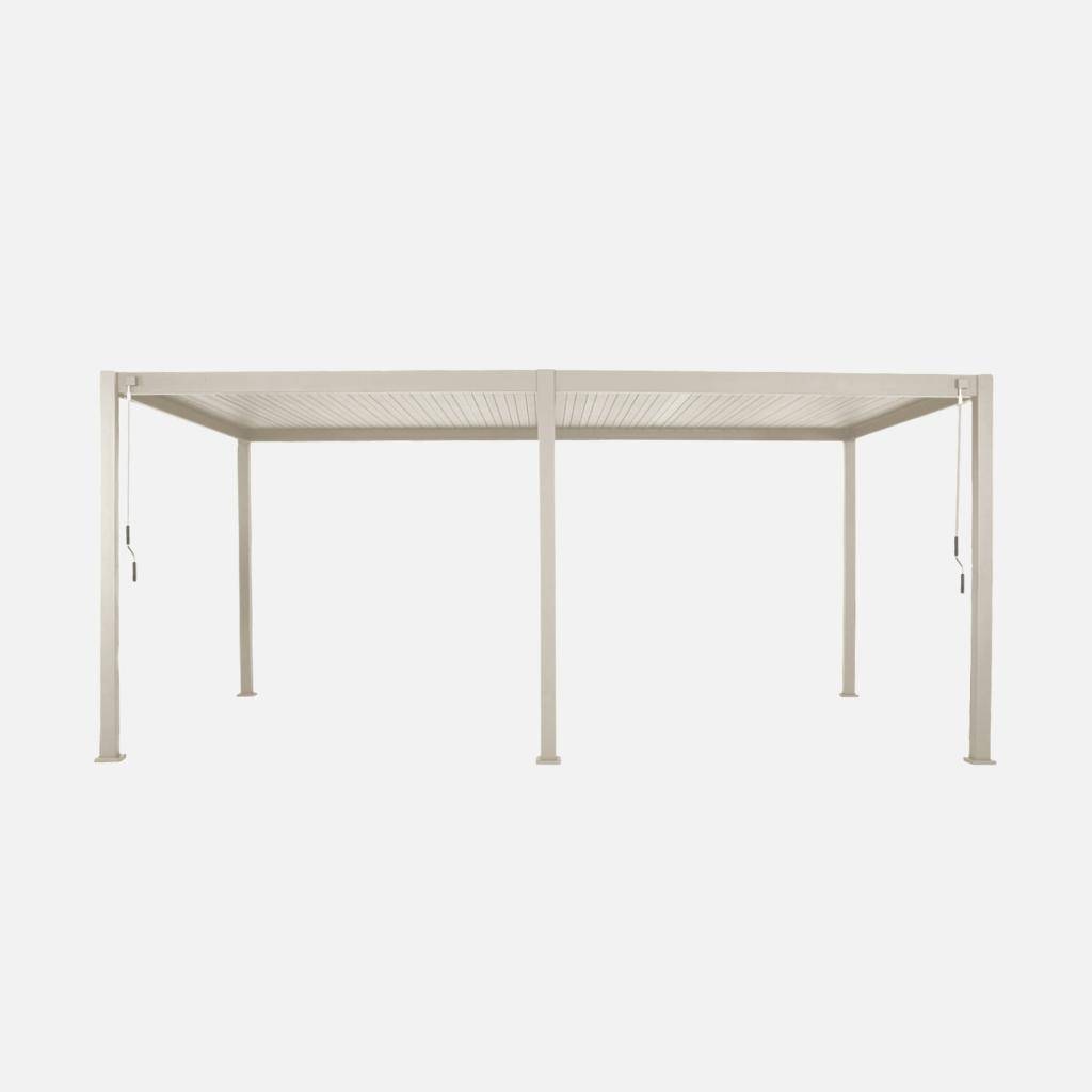 Bioklimatische Pergola mit Lamellendach Triomphe 3x6m beige Photo3