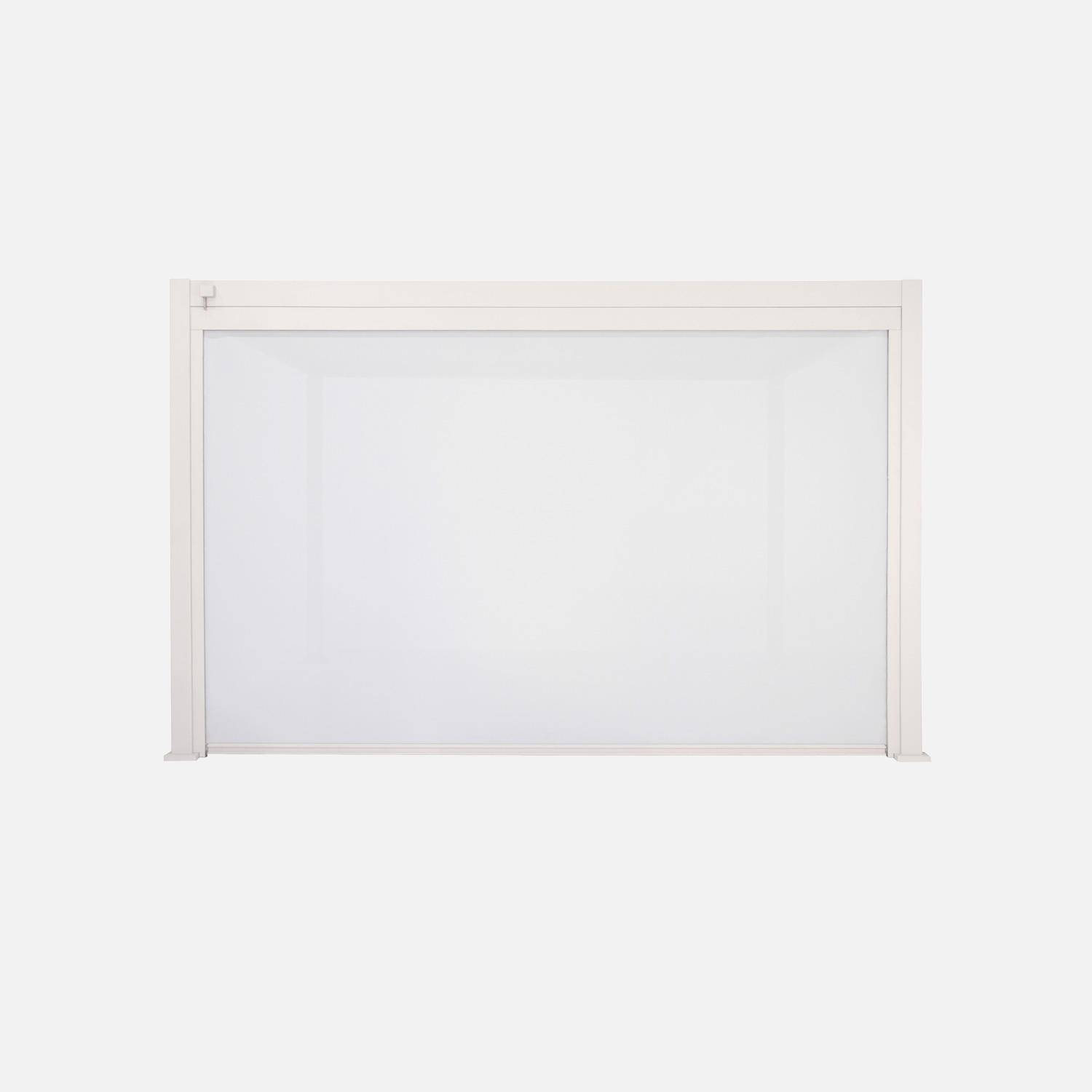 Store beige pour pergola bioclimatique – Triomphe – 3x4 m, aluminium et textilène Photo3