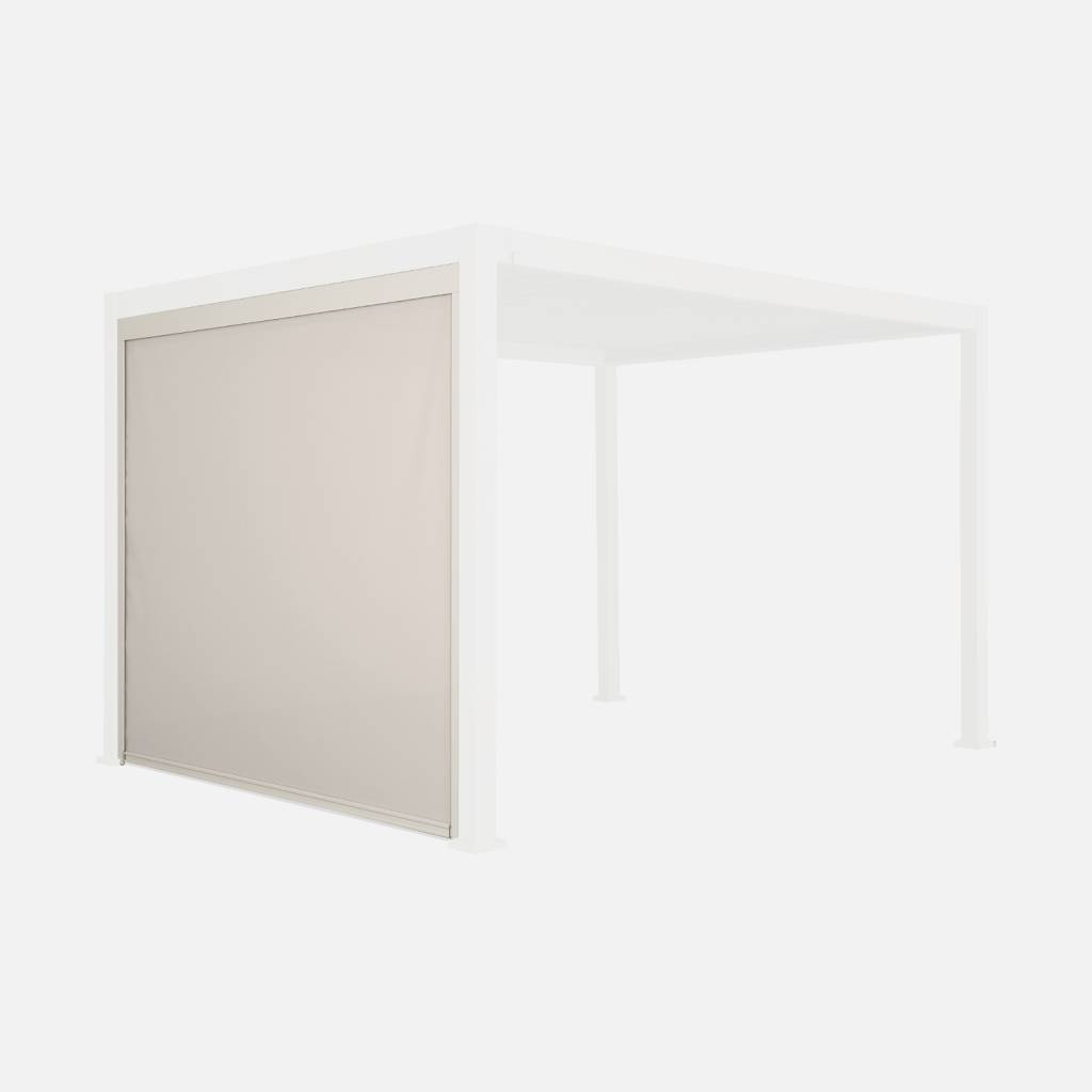 Store latéral 3m pour pergola bioclimatique Triomphe beige
