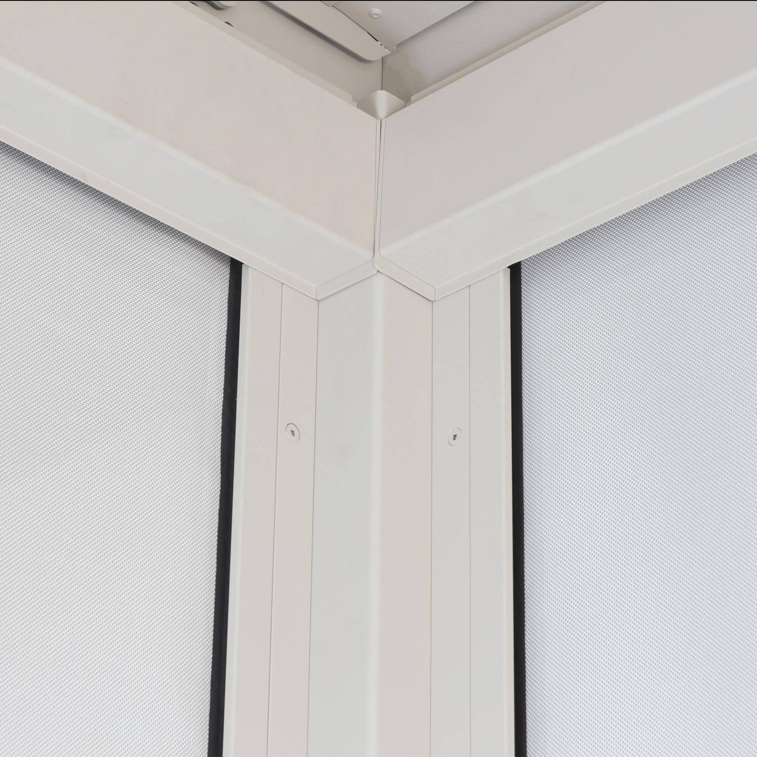Store beige pour pergola bioclimatique – Triomphe – 3m, aluminium et textilène,sweeek,Photo4