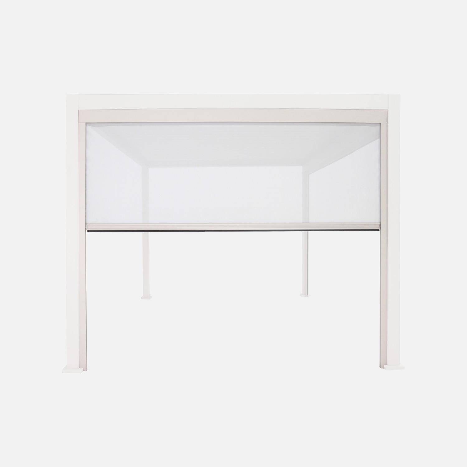 Markise 3m für bioklimatische Pergola - Triomphe - Aluminium und Textilene, beige,sweeek,Photo2