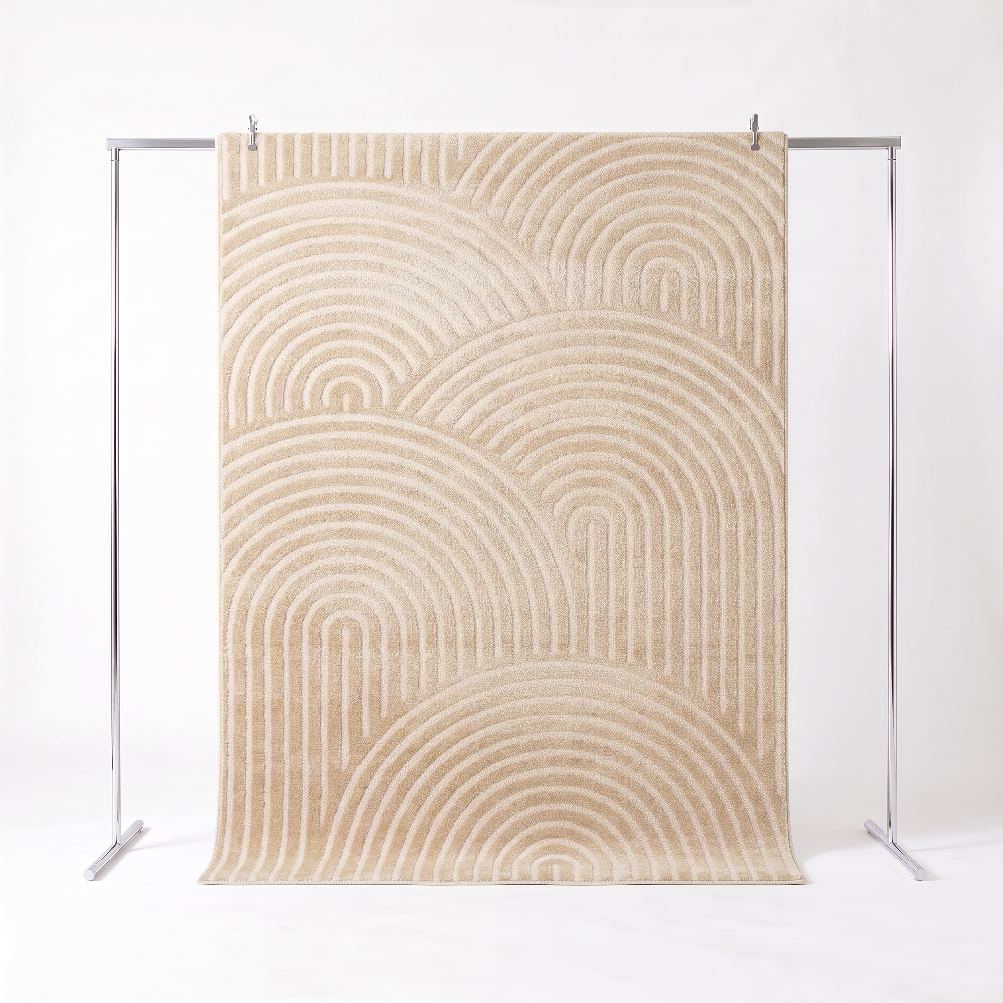 Alfombra interior motivo arcos beige - 230x160x1.1 cm,sweeek,Photo1