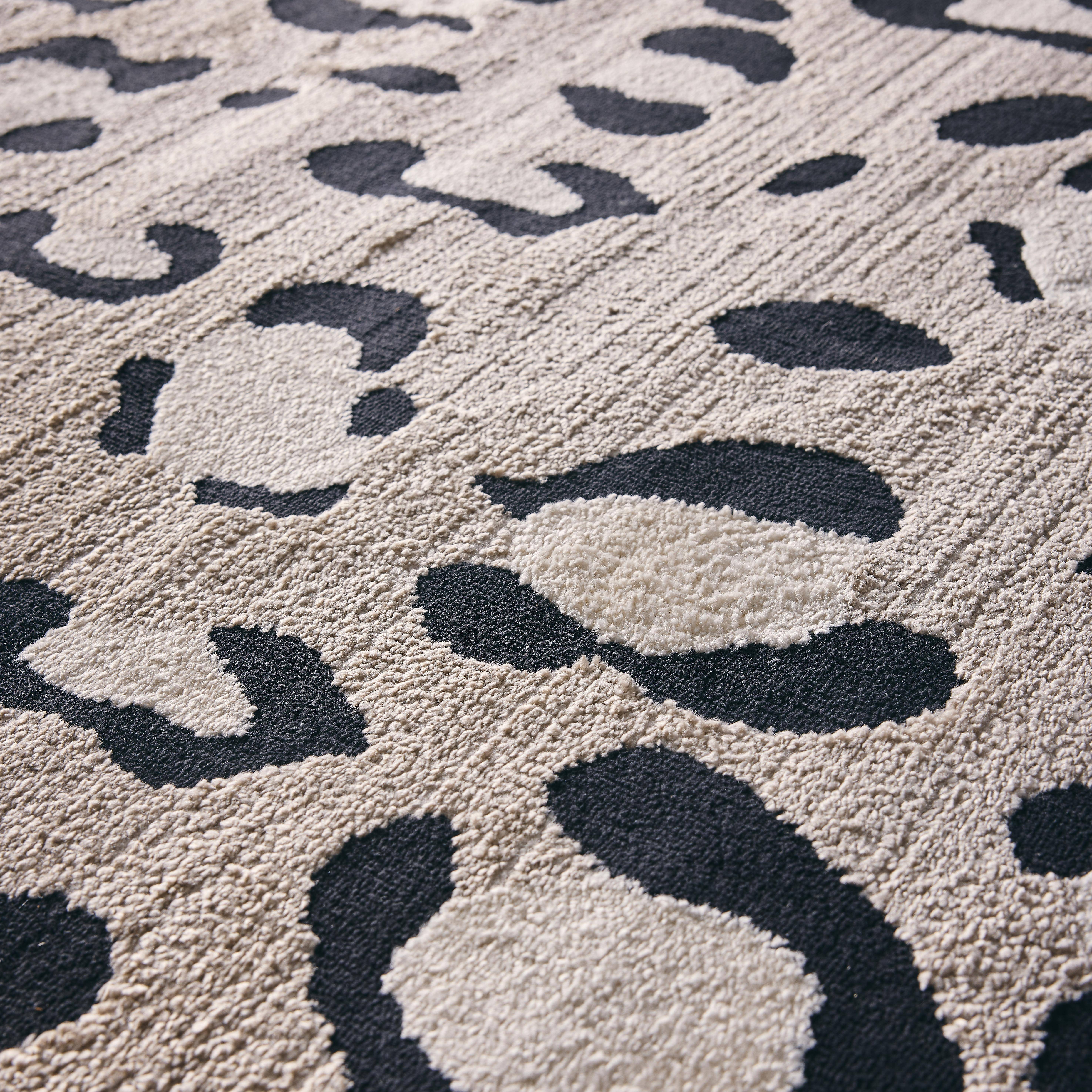 Beige luipaardmotief binnentapijt 120 x 160 cm - Jack,sweeek,Photo3