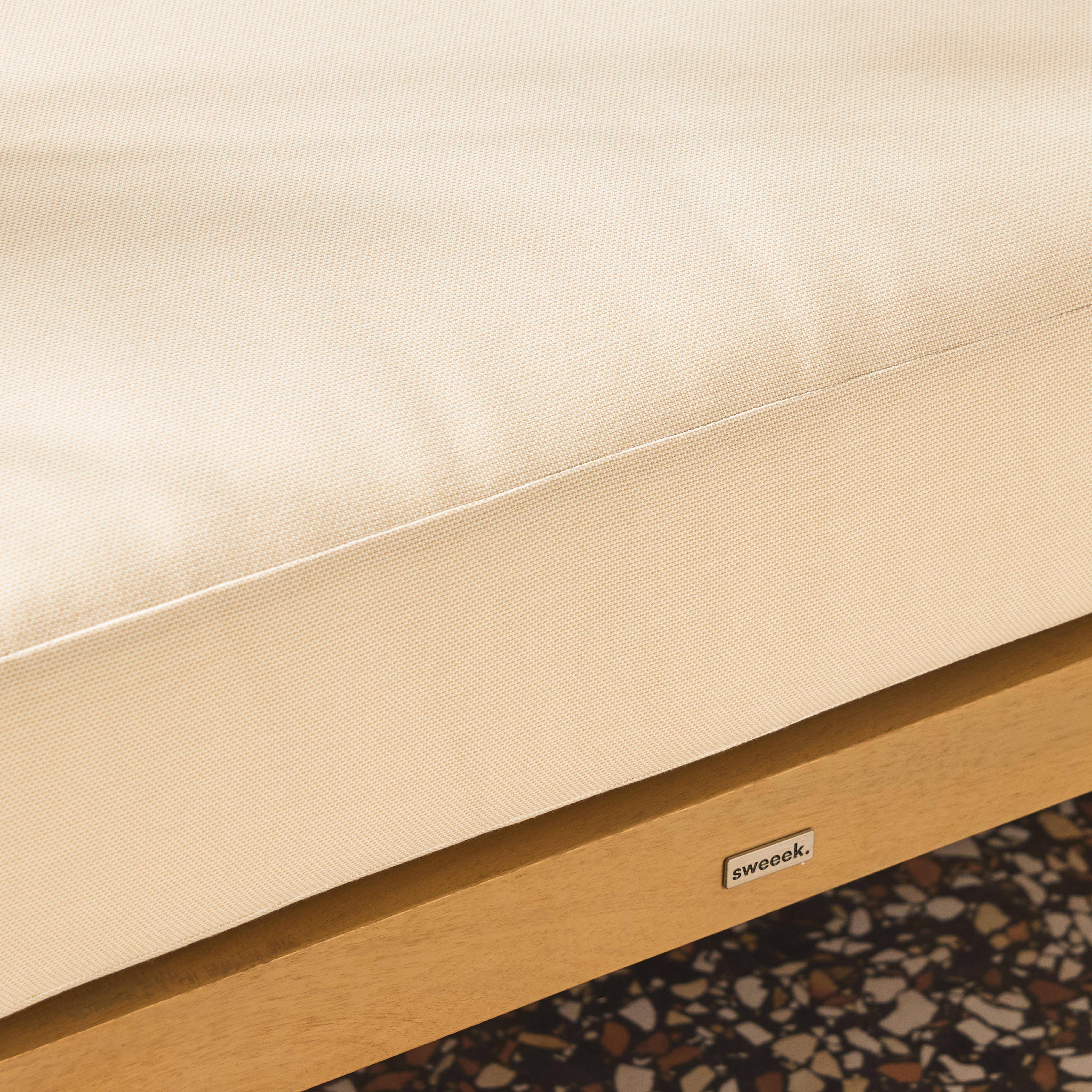 Dwuosobowa ławka ogrodowa z drewna akacjowego, naturalna - Zenzu,sweeek,Photo4