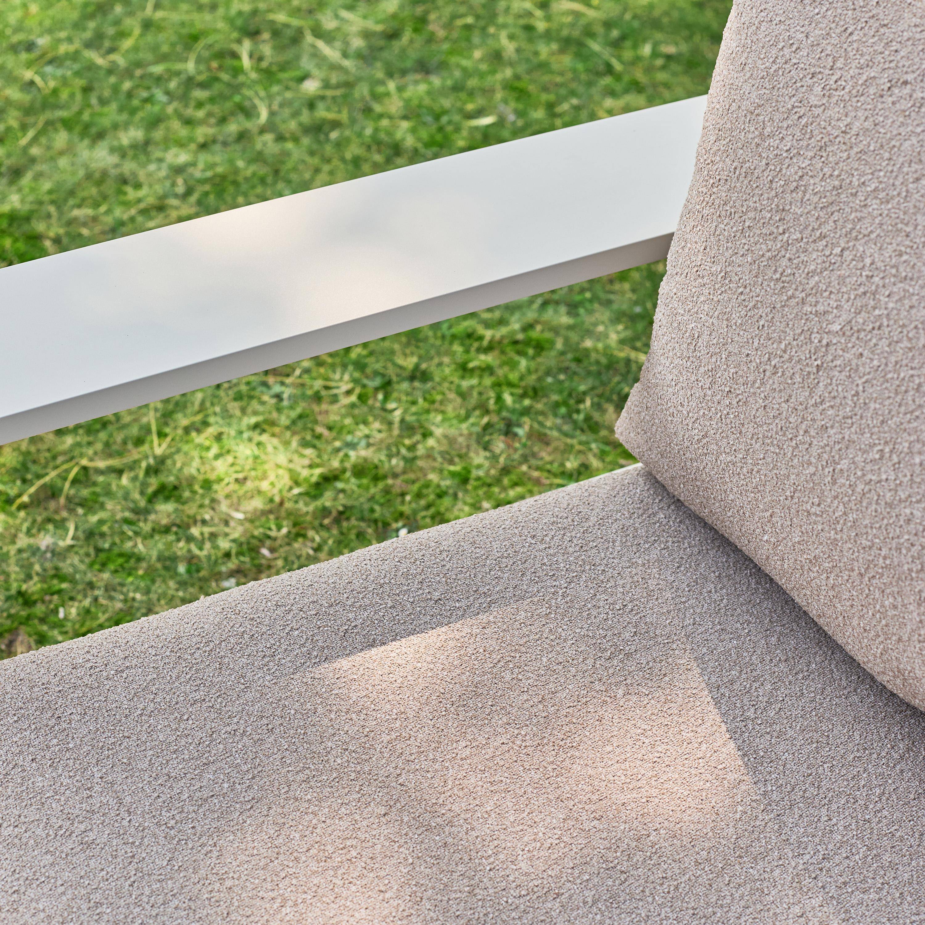 Loungeset voor 5 personen van aluminium beige en bruin - Alore,sweeek,Photo5