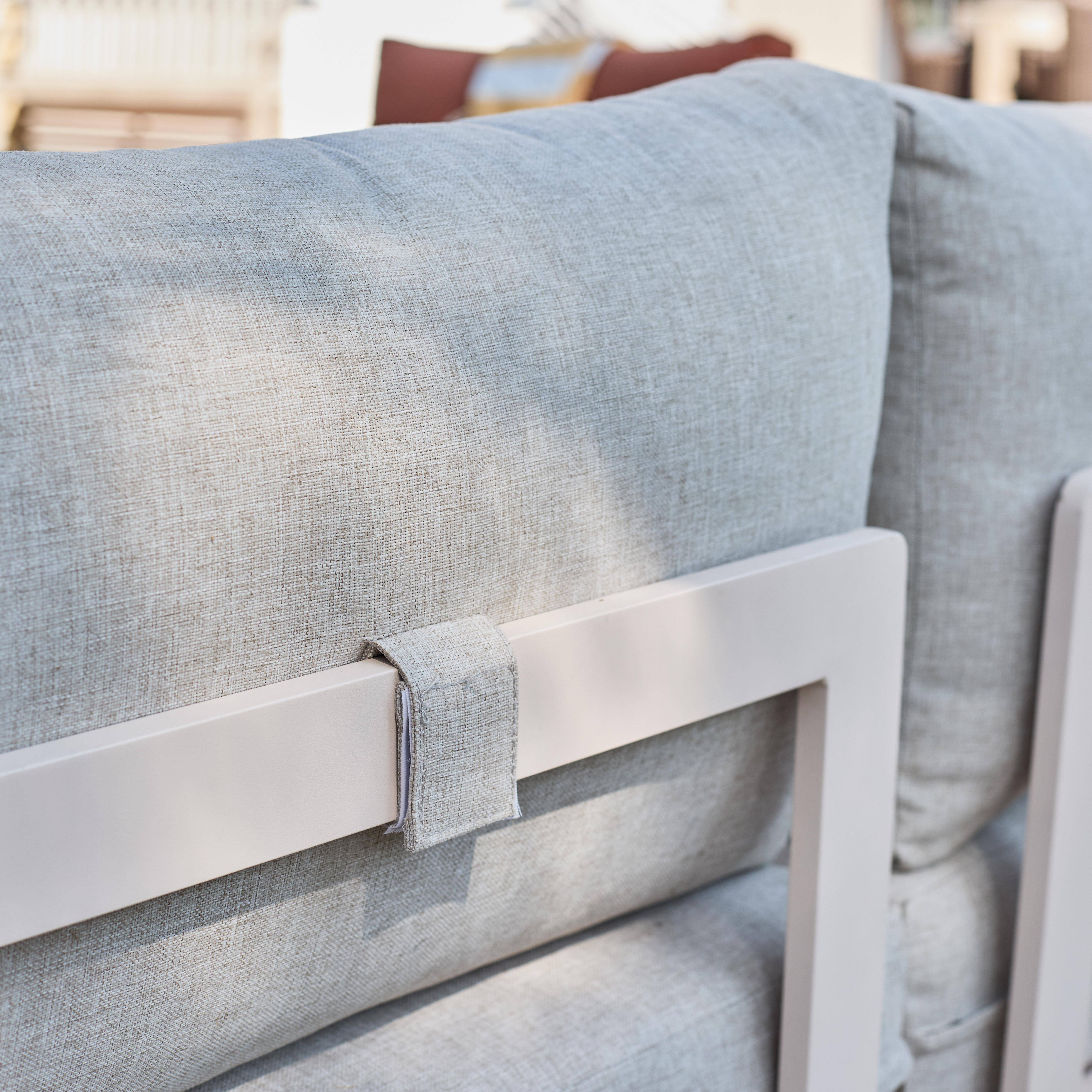 Salon de jardin modulable aluminium 4 places beige - Clea,sweeek,Photo6