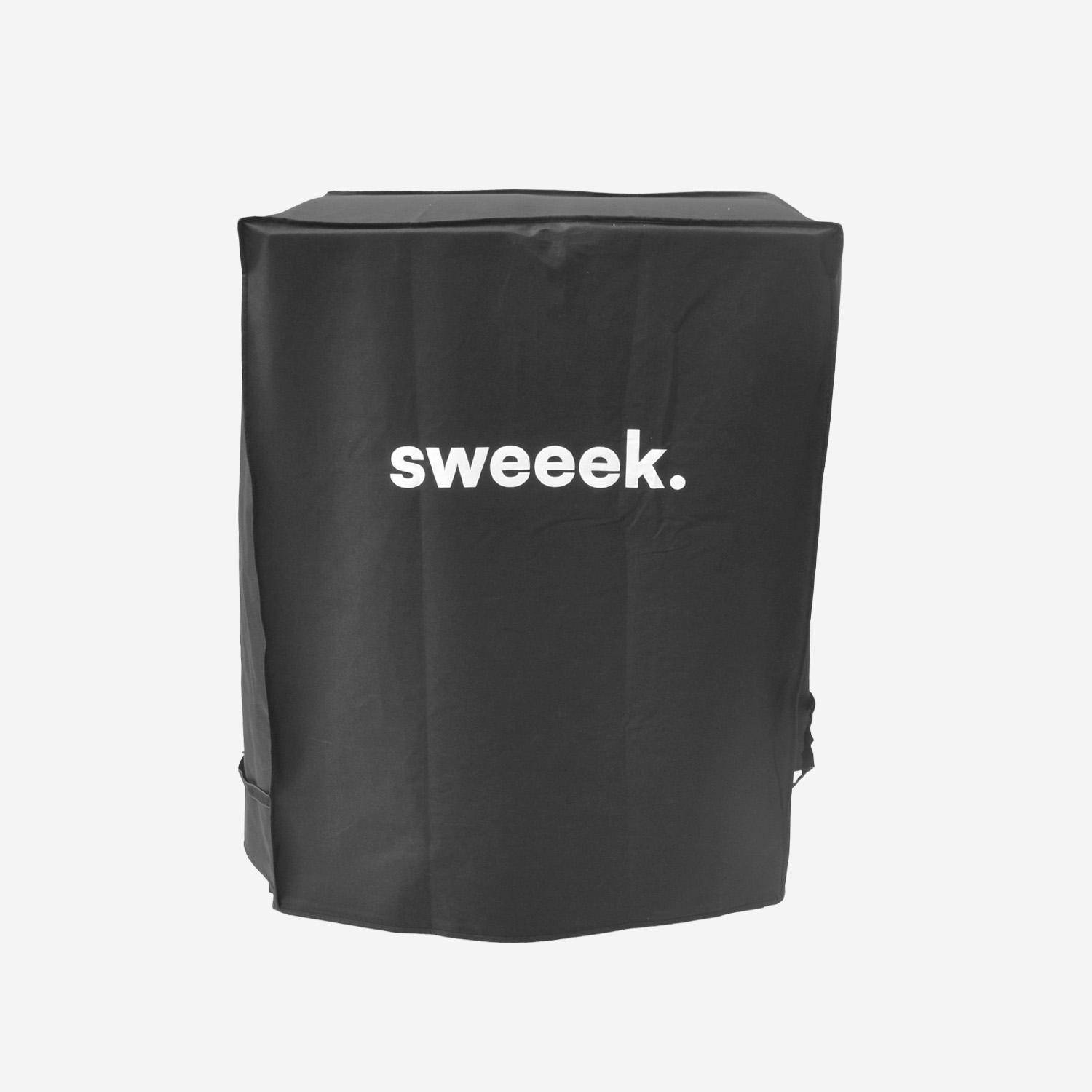 Copertura protettiva per barbecue, Housse universelle barbecue Taille S, Nero, 80x78x100 cm Photo2