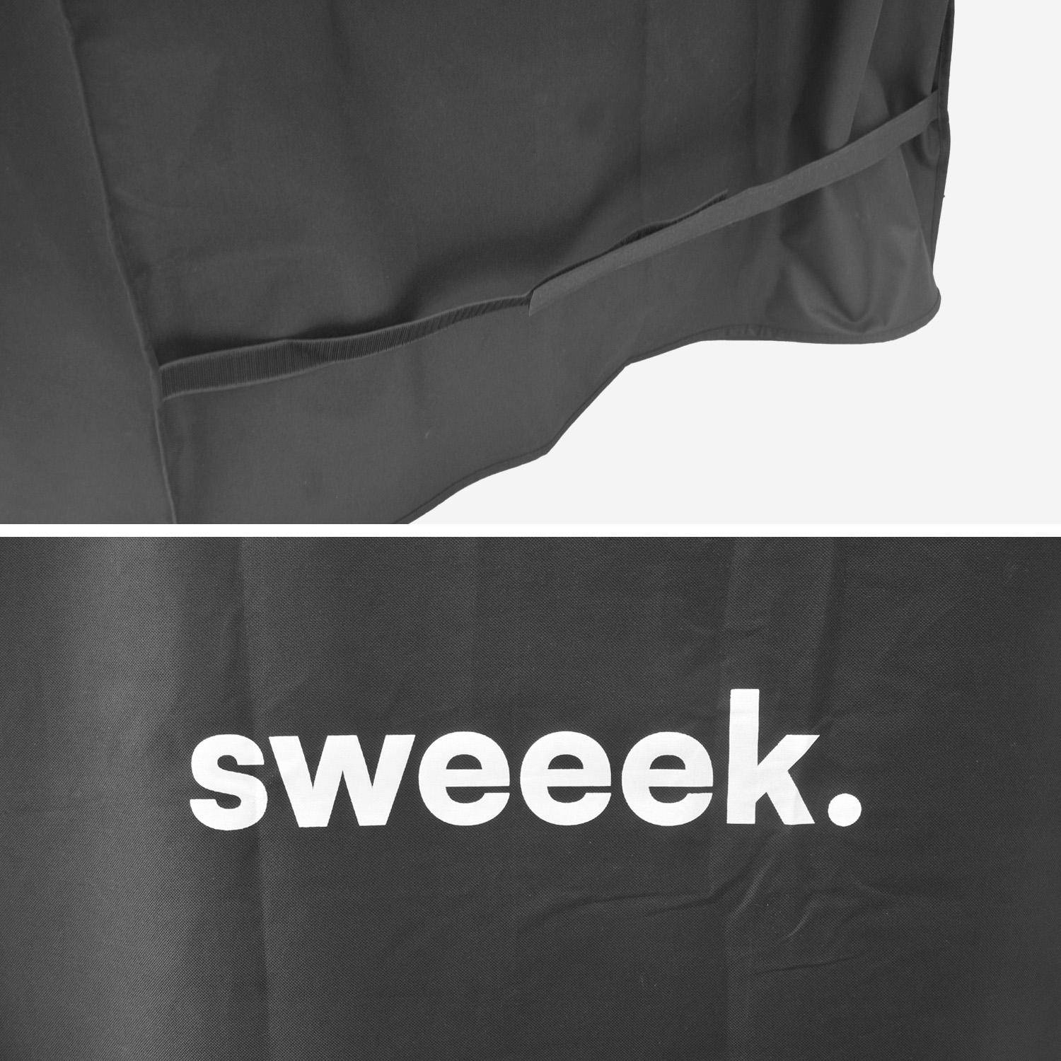 Housse universelle de protection noire pour barbecue L 170 x D 73 x H 105 cm - Taille L,sweeek,Photo4