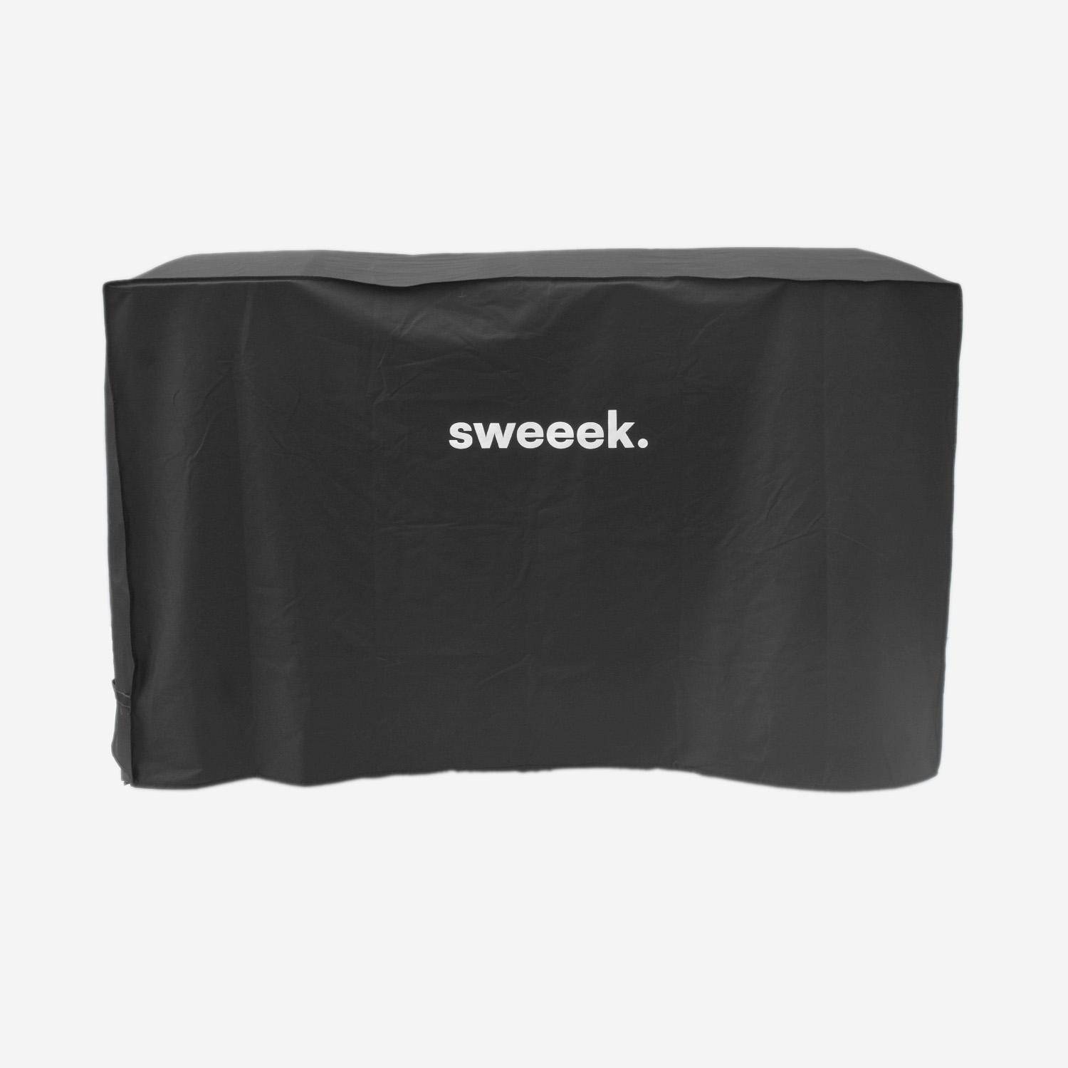 Copertura protettiva per barbecue Nero - 170x73x105 cm,sweeek,Photo2