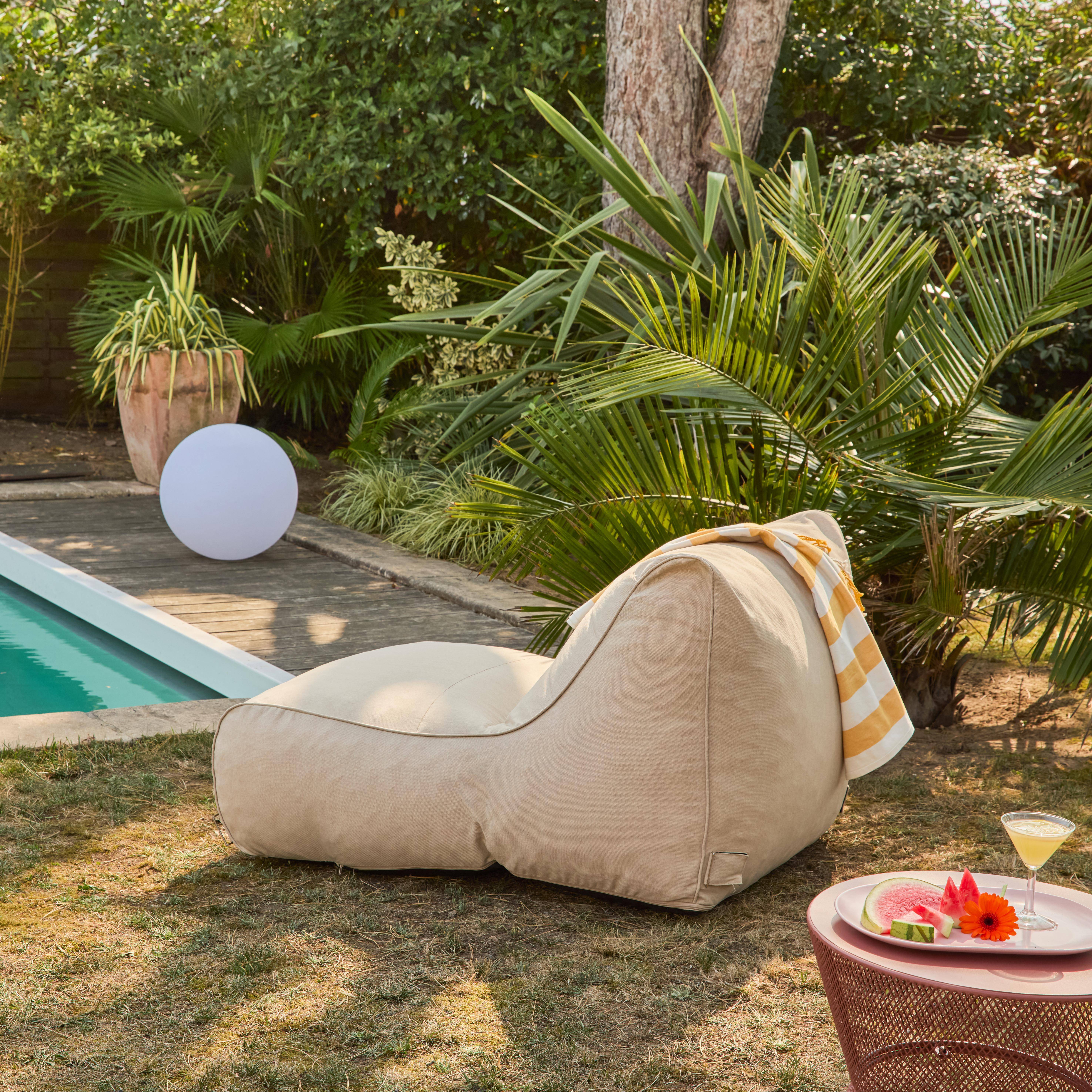 Outdoor-Sessel mit Olefin-Bezug beige - Pluma Photo2