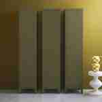 Schrank aus Stahl für das Schlafzimmer, khaki, 4 Ablagefächer, L 38 x P 38 x H 180 cm - Soho Photo1 Schrank aus Stahl für das Schlafzimmer, khaki, 4 Ablagefächer, L 38 x P 38 x H 180 cm - Soho Photo1