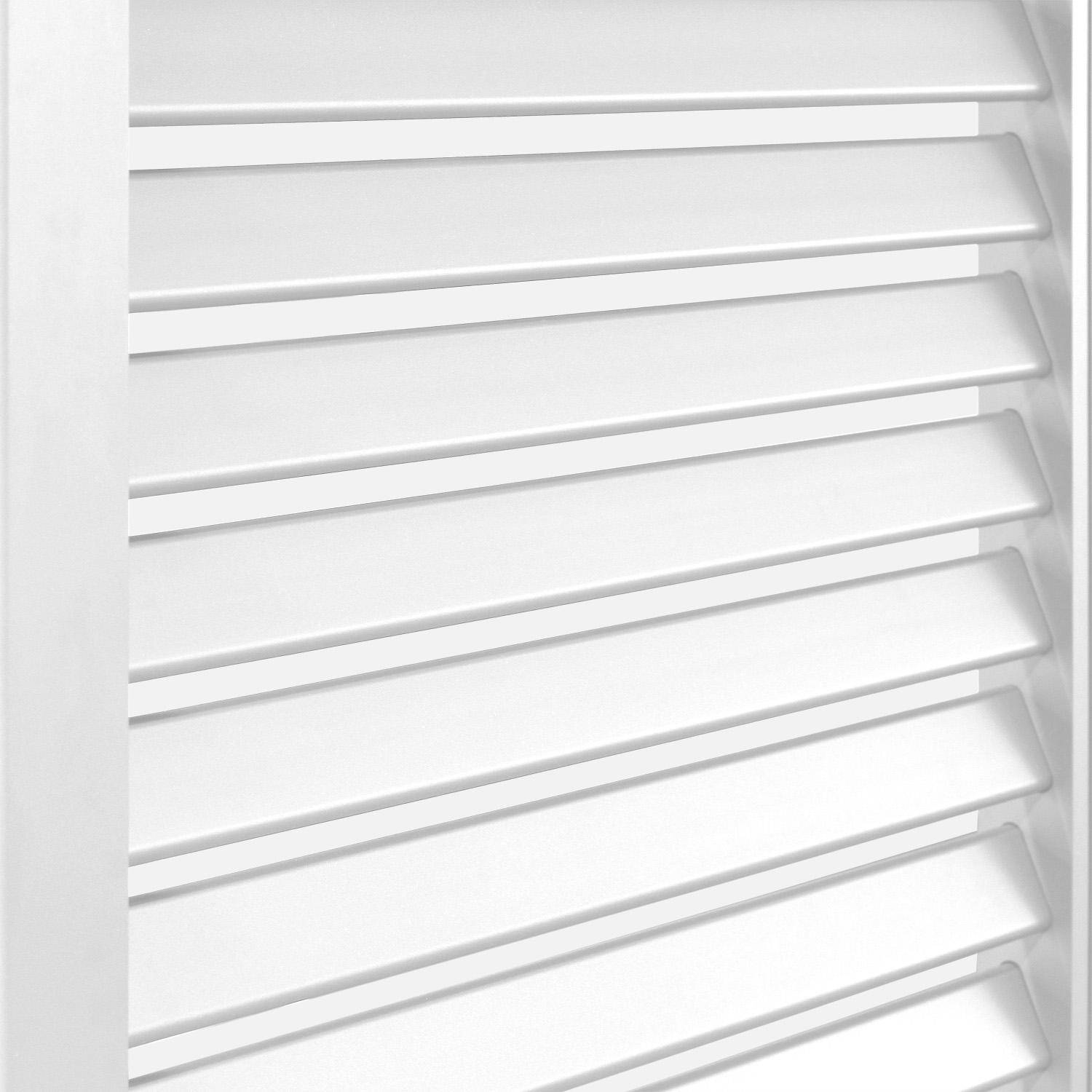 Pérgola bioclimática de aluminio adosada 3x4m + 3 persianas 130cm Triomphe Blanco - 288x26x12.5 cm,sweeek,Photo3