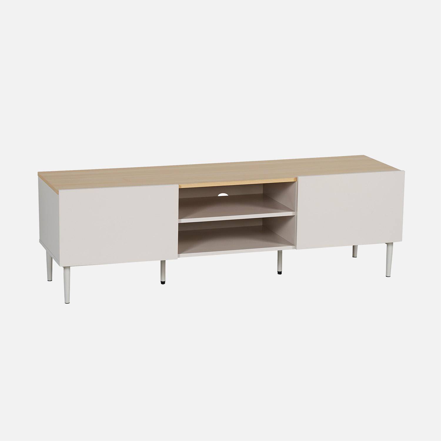 BAÏTA Credenza Amana, Legno, Marrone, L90cm