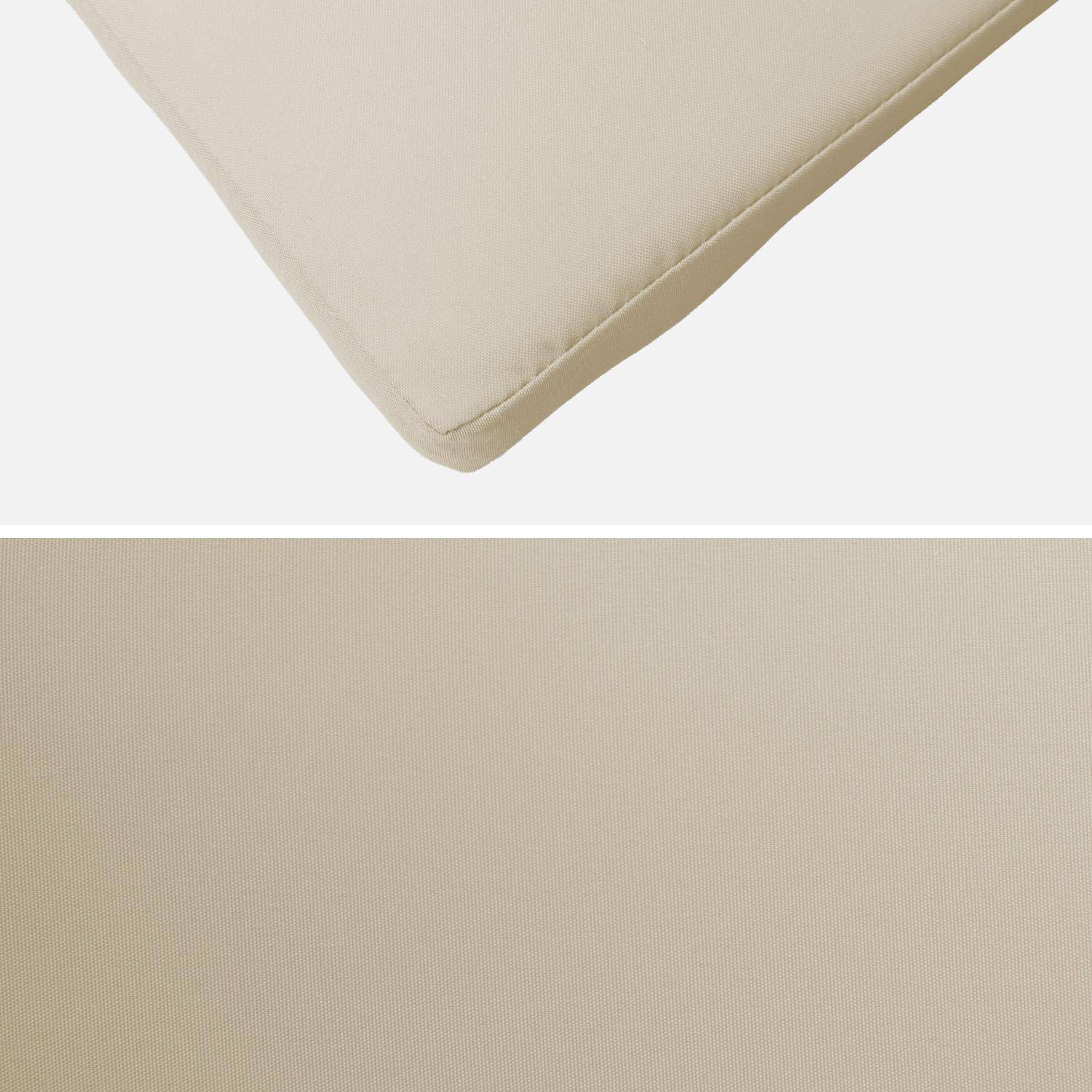 Set 2 coprisedili per lettino prendisole Beige - 195x60x5.5 cm Photo4