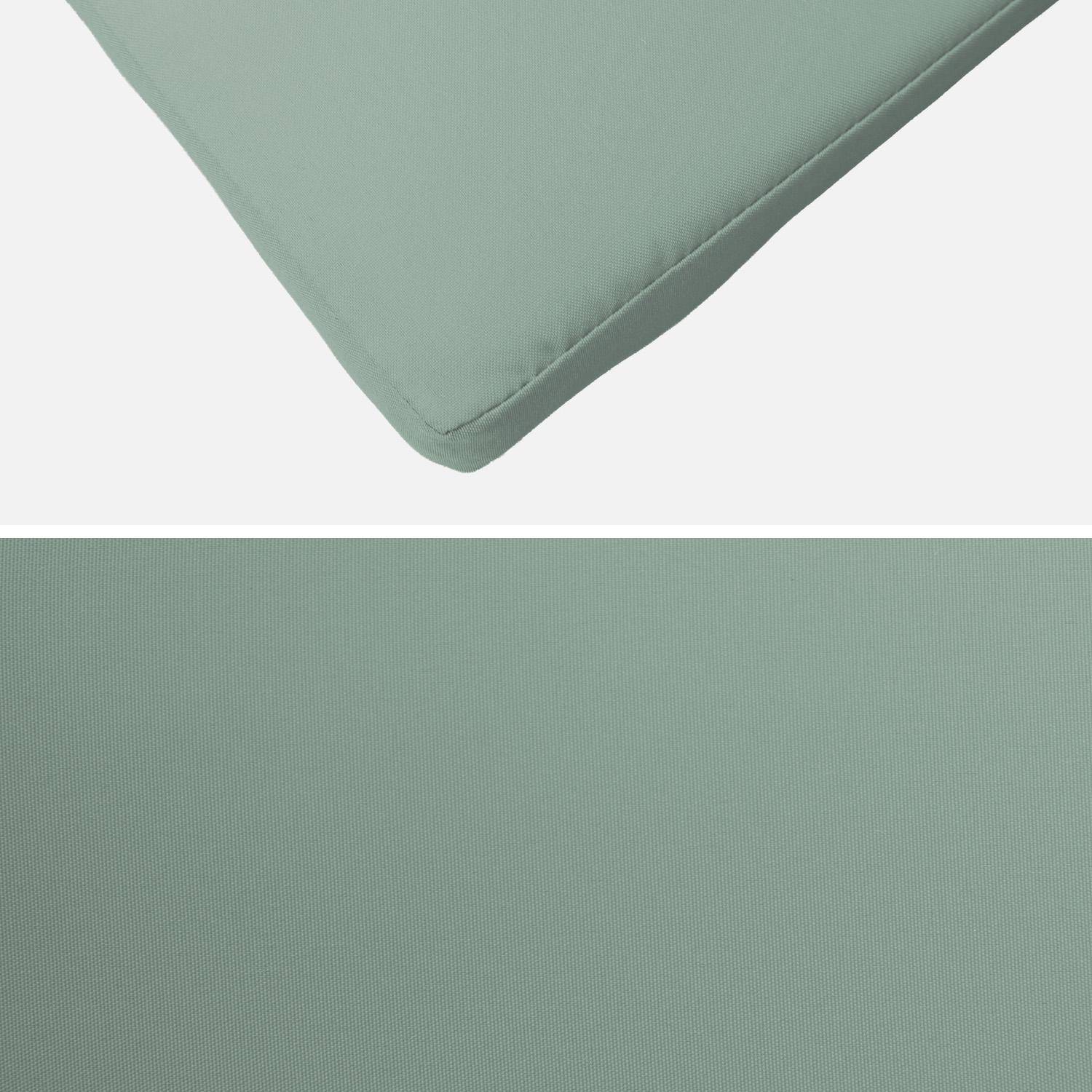 Set 2 coprisedili per lettino prendisole Verde grigio - 195x60x5.5 cm Photo4