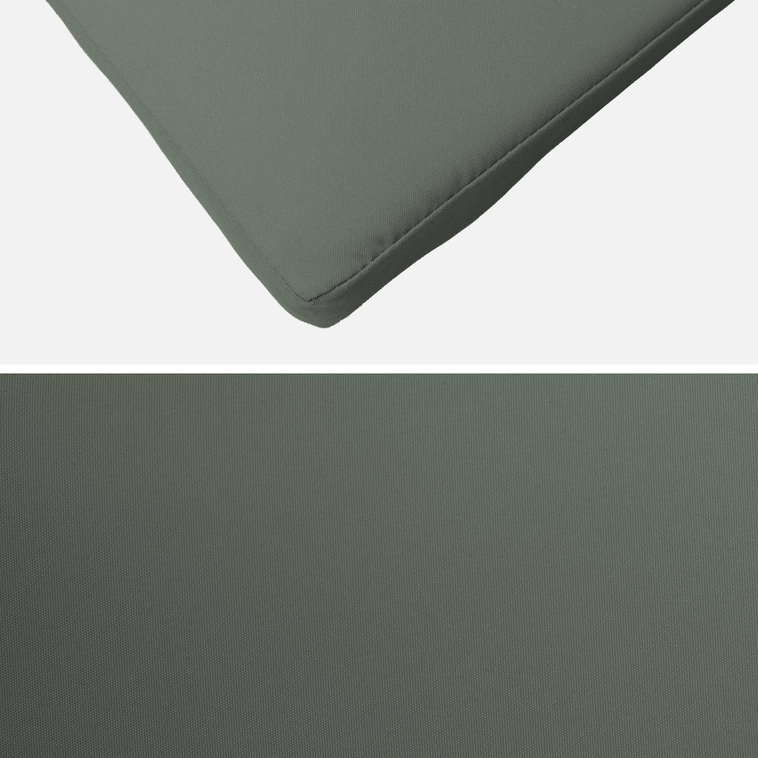 Set 2 coprisedili per lettino prendisole Verde kaki - 195x60x5.5 cm Photo4