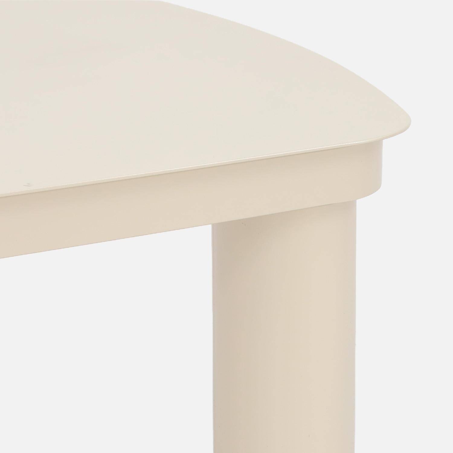 Tuintafel van aluminium met 10 plaatsen beige 225 x 100 x 75,5 cm - Zaro,sweeek,Photo4