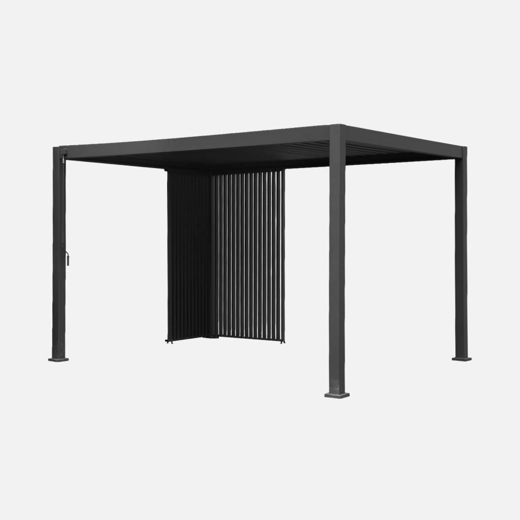 Triomphe 4x3m + vertical louvers 100 + vertical louvers 130