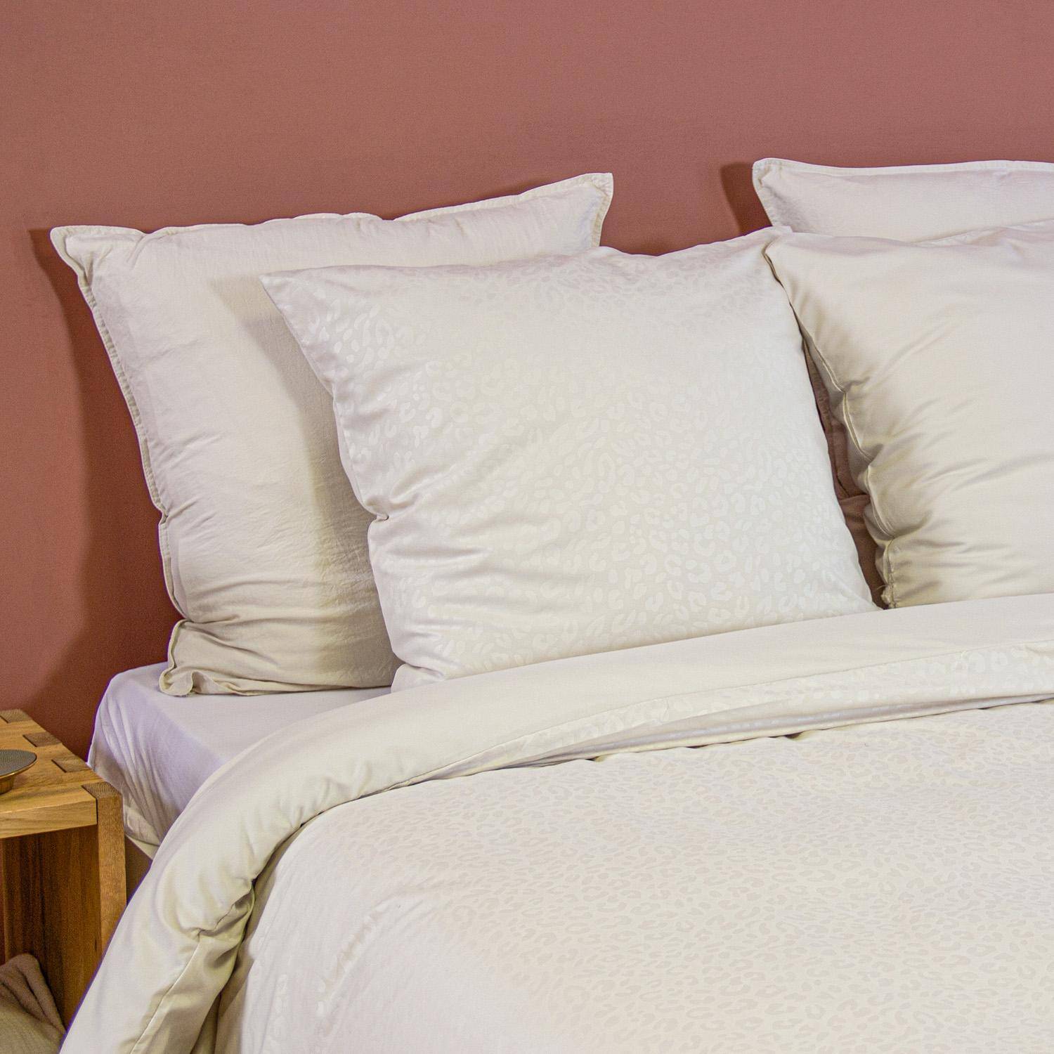 Parure de lit polyester réversible 2 places imprimé léopard 240x220cm - Sophie,sweeek,Photo2