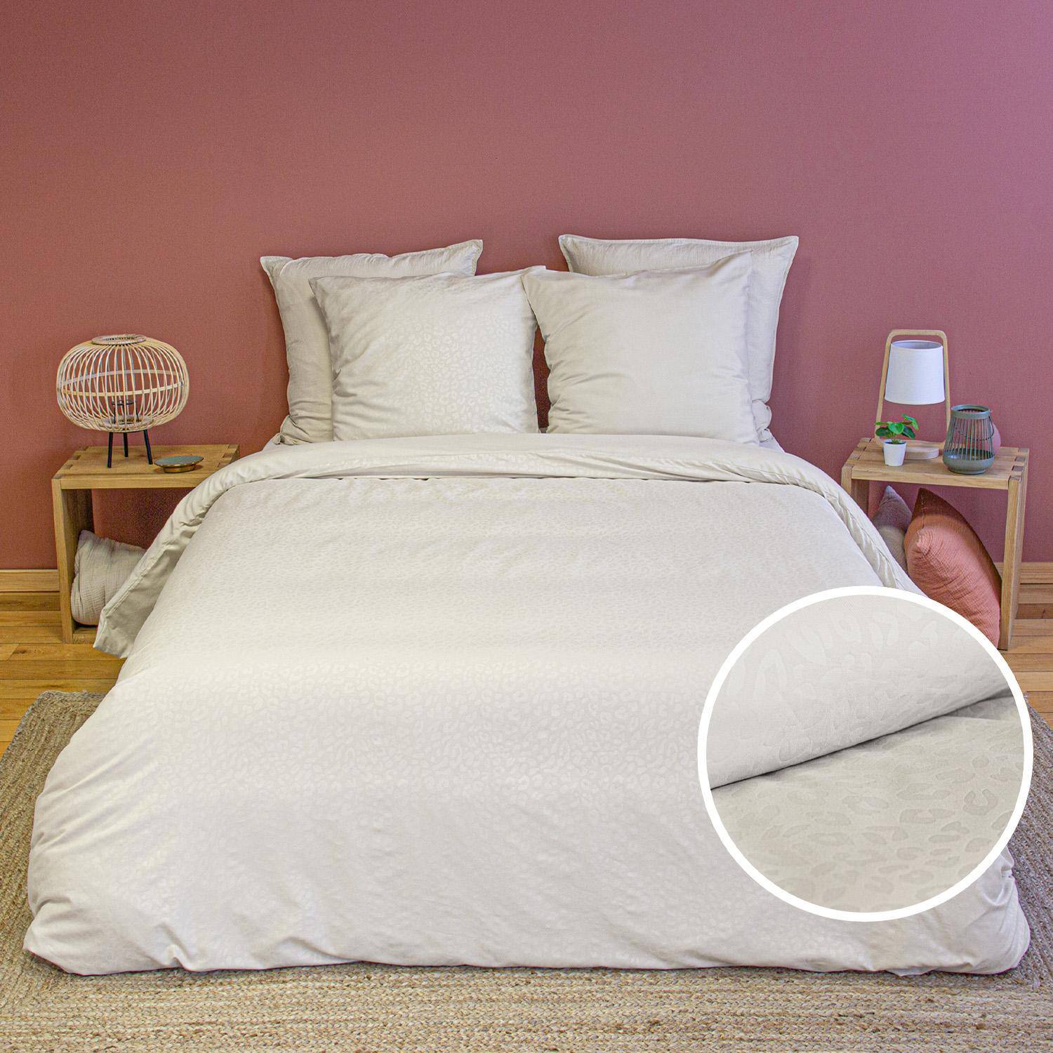 Juego de cama de poliéster con estampado de leopardo,2 plazas, Sophie, 240x220x0.5 cm Photo1