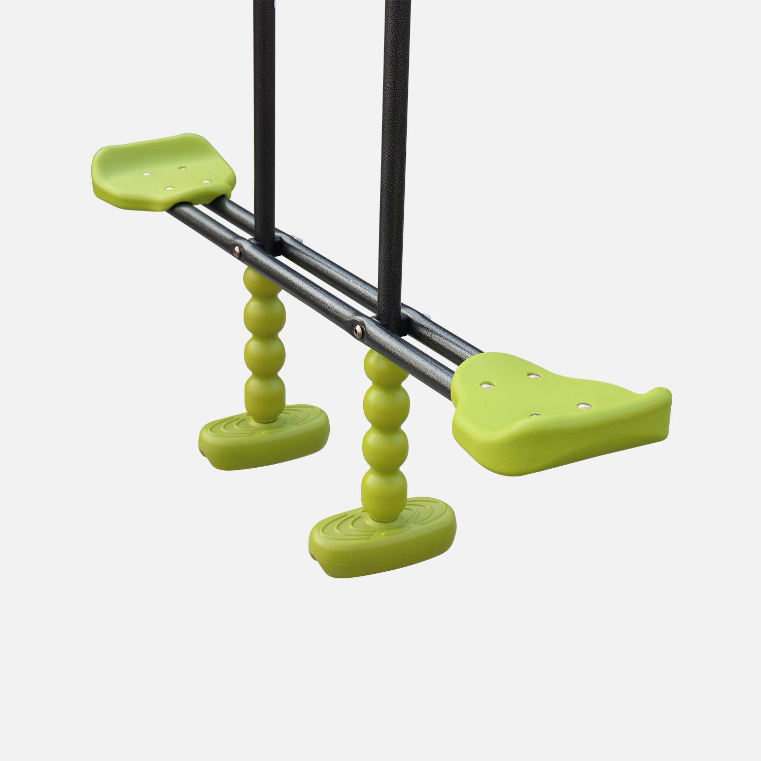 Sweeek - Aire De Jeux Naroit En Bois De Pin Avec Balançoire Face à Face Et 2 Balançoires, Pour Jardin Et Extérieur