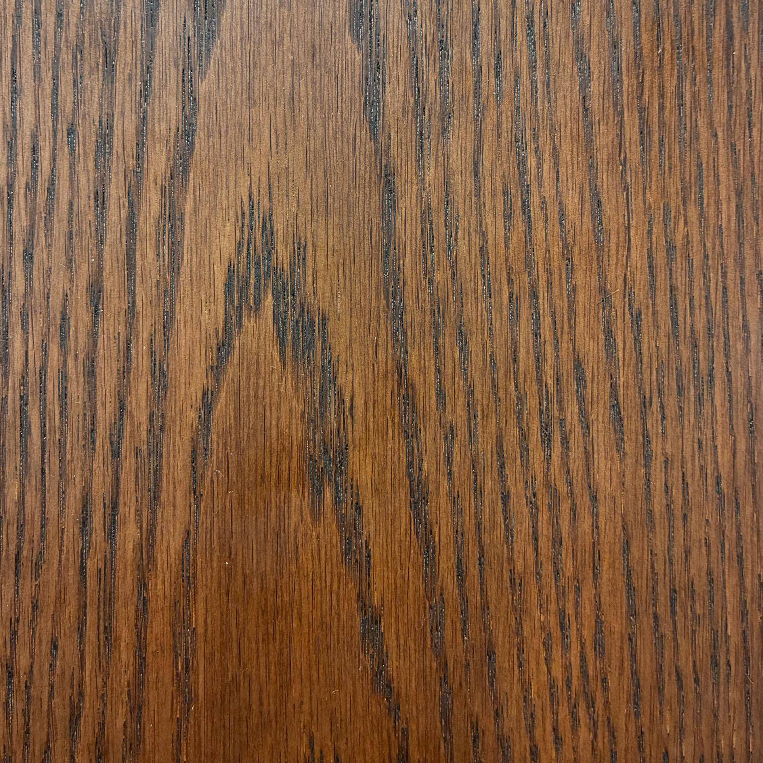 Console ovale bois d'hévéa placage chêne noyer - Gabrielle,sweeek,Photo4