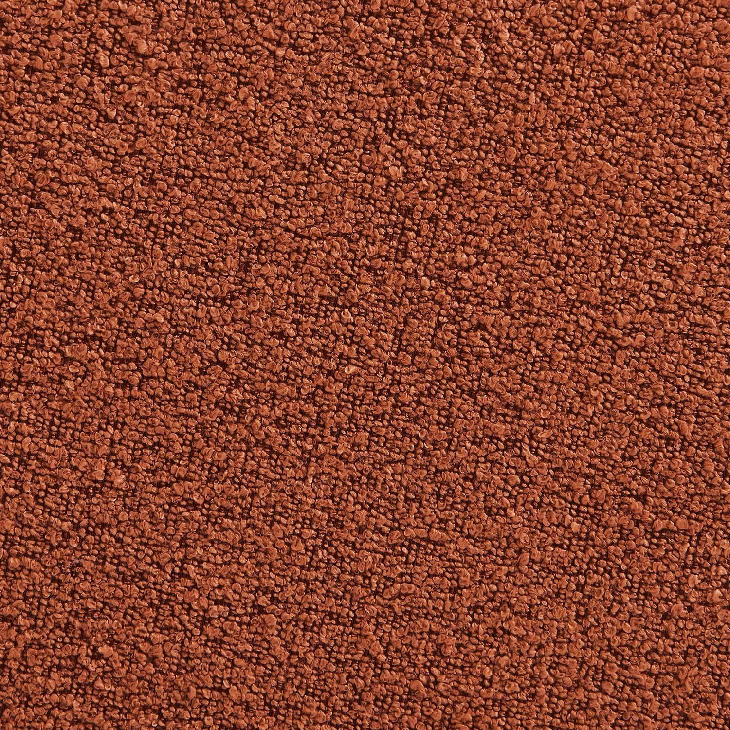 2-Sitzer Sessel mit strukturiertem Bouclé-Bezug terrakotta - Nova Photo4