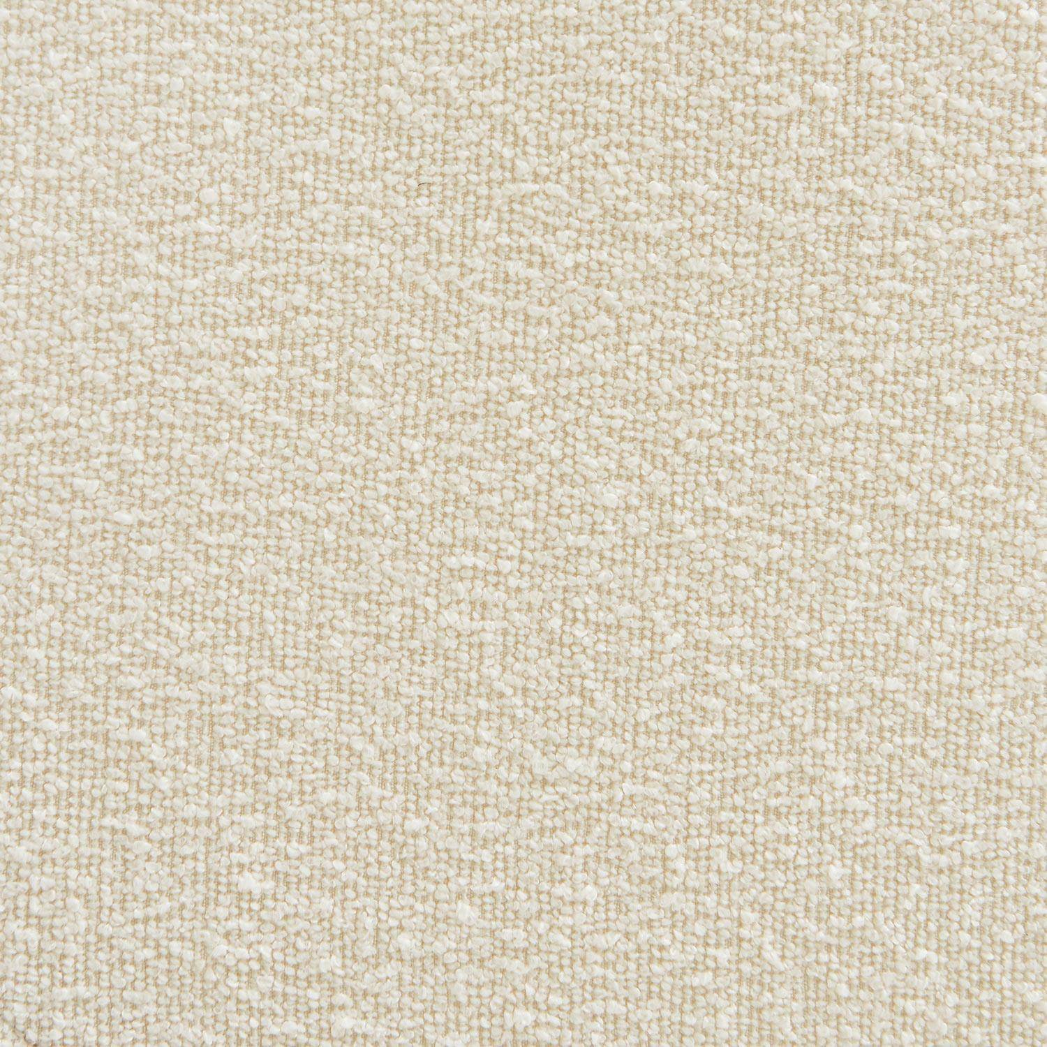 Pouf, repose-pieds pour chauffeuse Nova bouclette texturée blanc - Nova,sweeek,Photo3