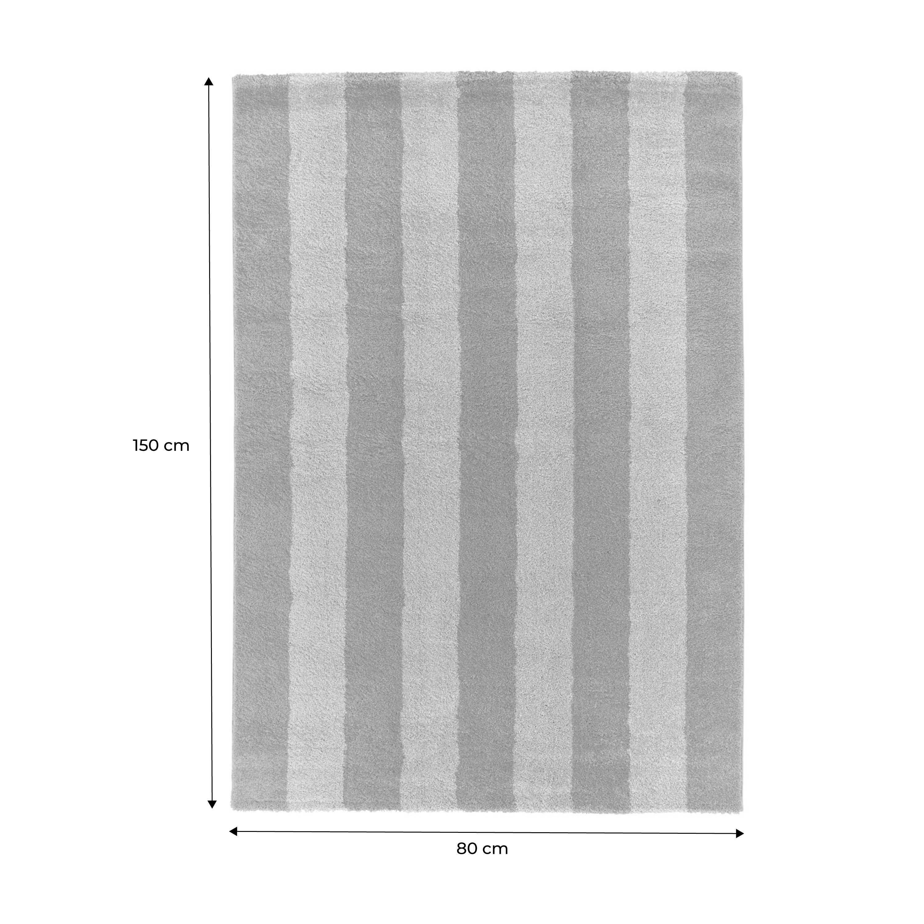 Tapis intérieur rayures orange et rose 80x140cm - Pablo Photo4