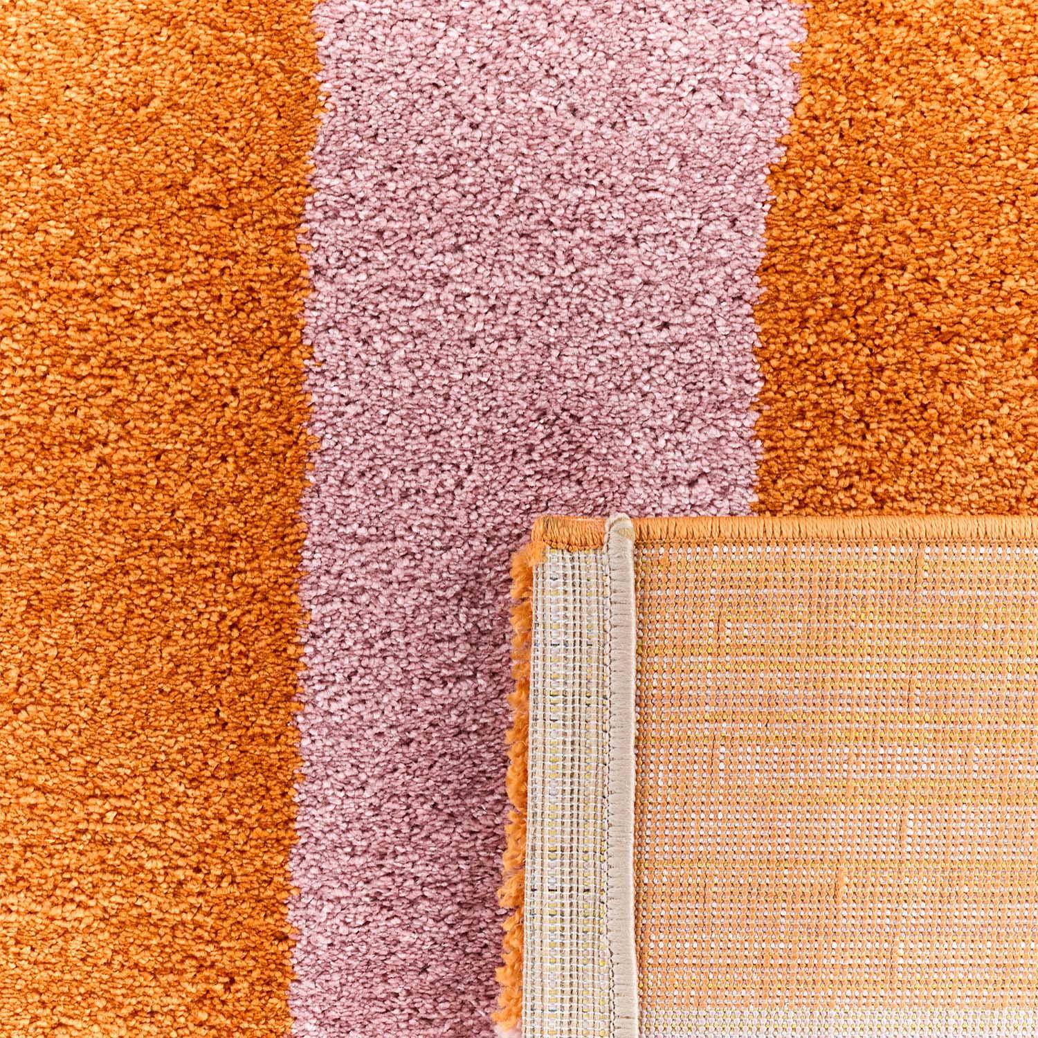 Tapis intérieur rayures orange et rose 200x280cm - Pablo,sweeek,Photo3