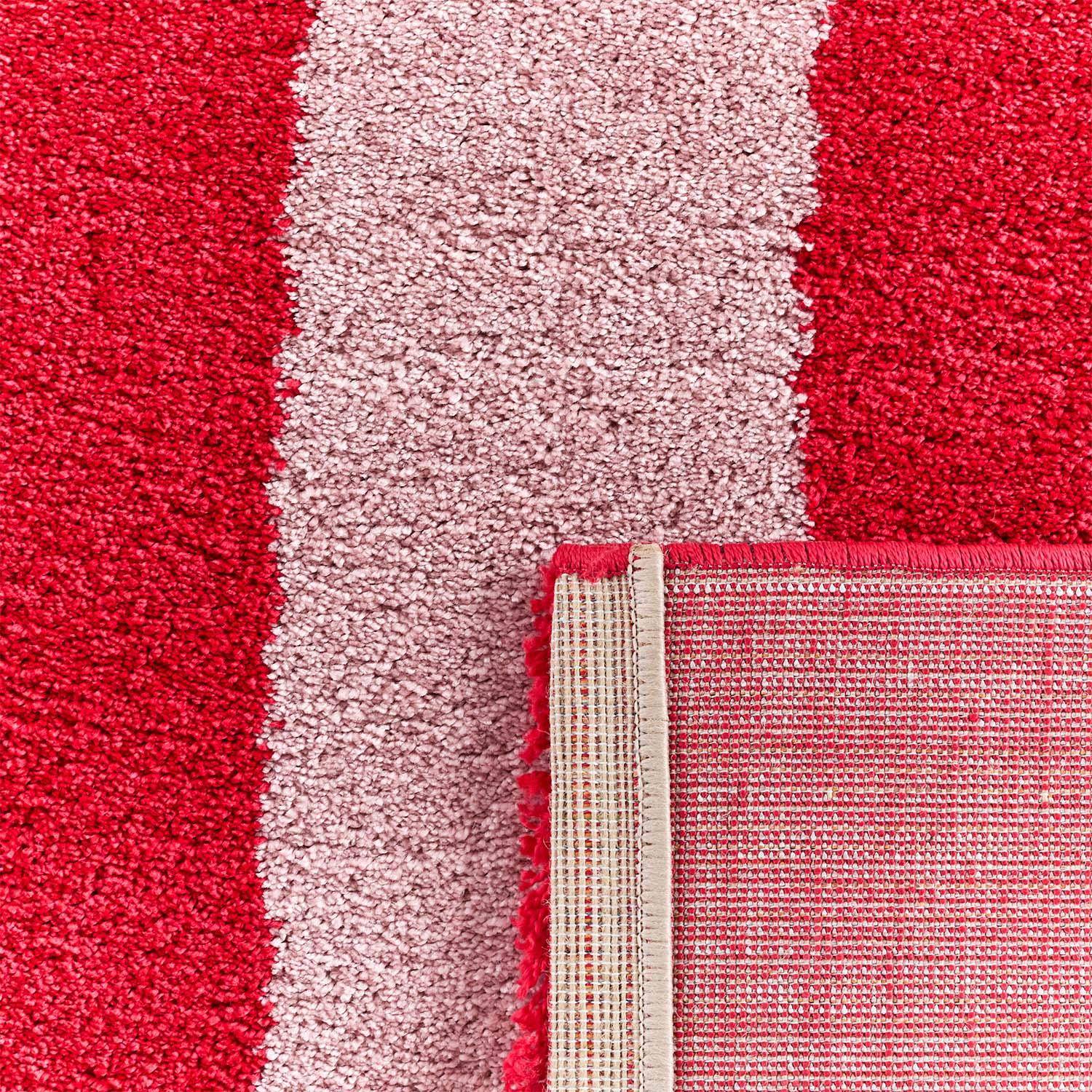 Innenteppich mit roten und rosa Streifen 200x280 cm - Pablo,sweeek,Photo3