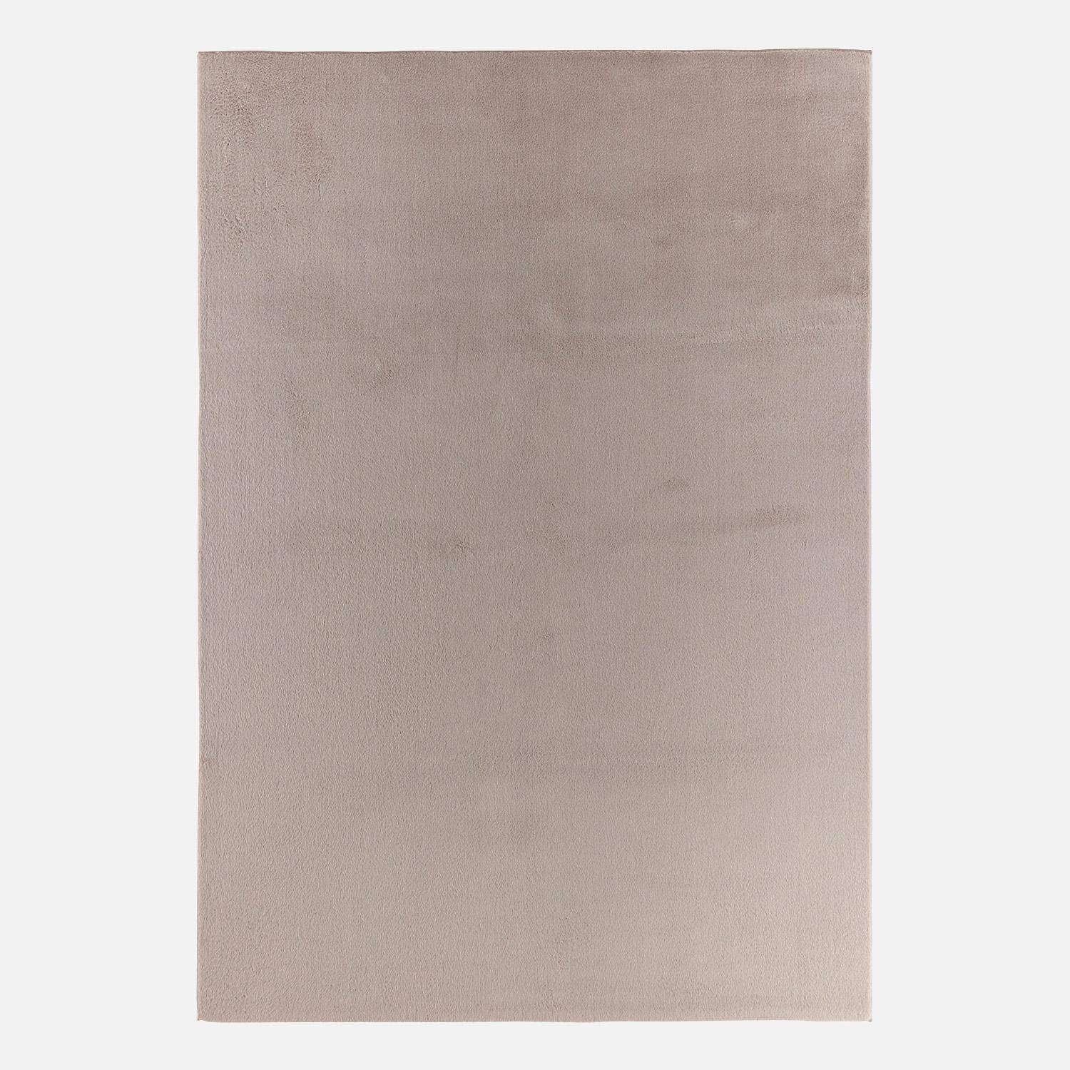 Indoor rug plain grey 120 x 160 cm - Oscaria,sweeek,Photo5