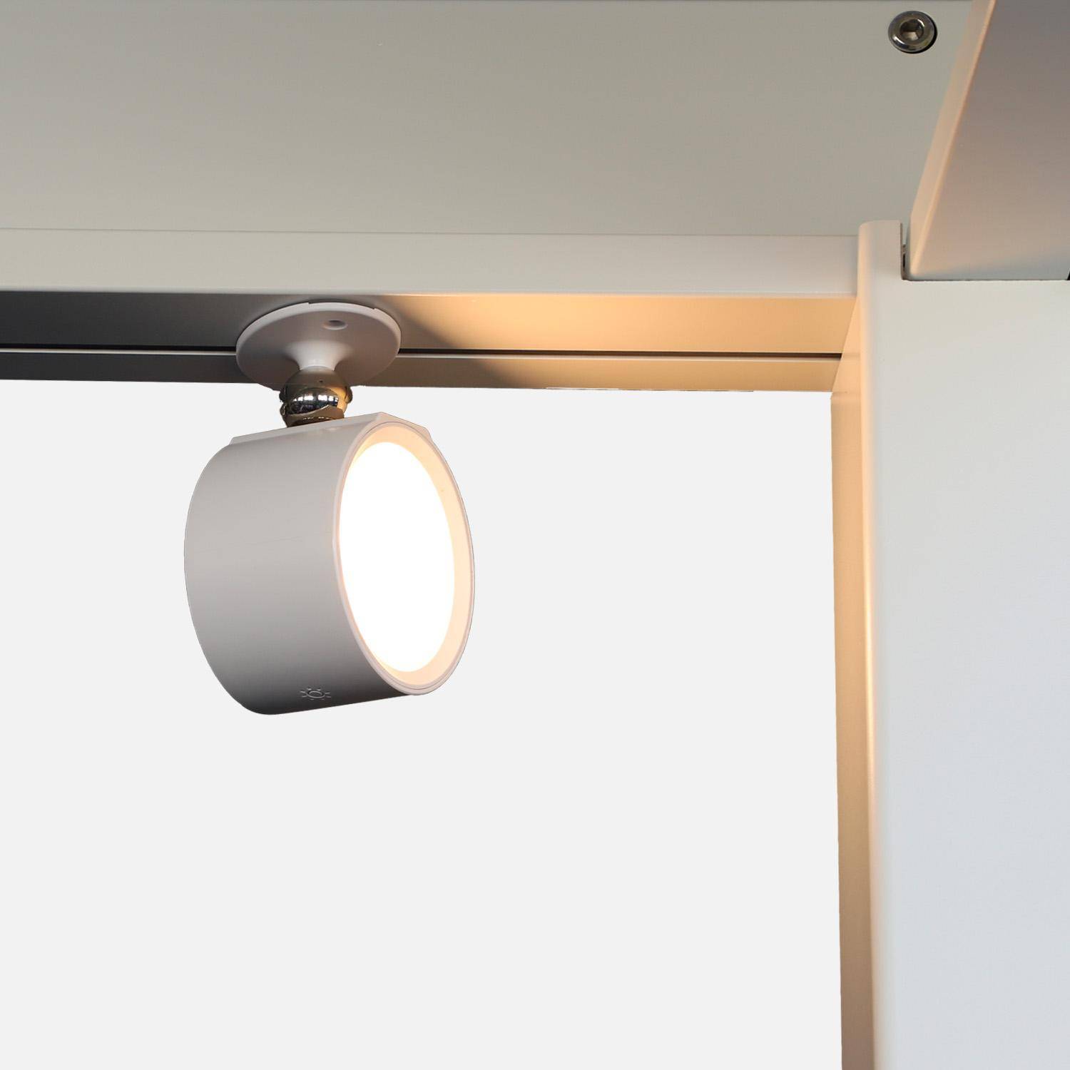 Conjunto de 2 lâmpadas recarregáveis para pérgola Branco - 7.5x4.7x10.2 cm Photo3